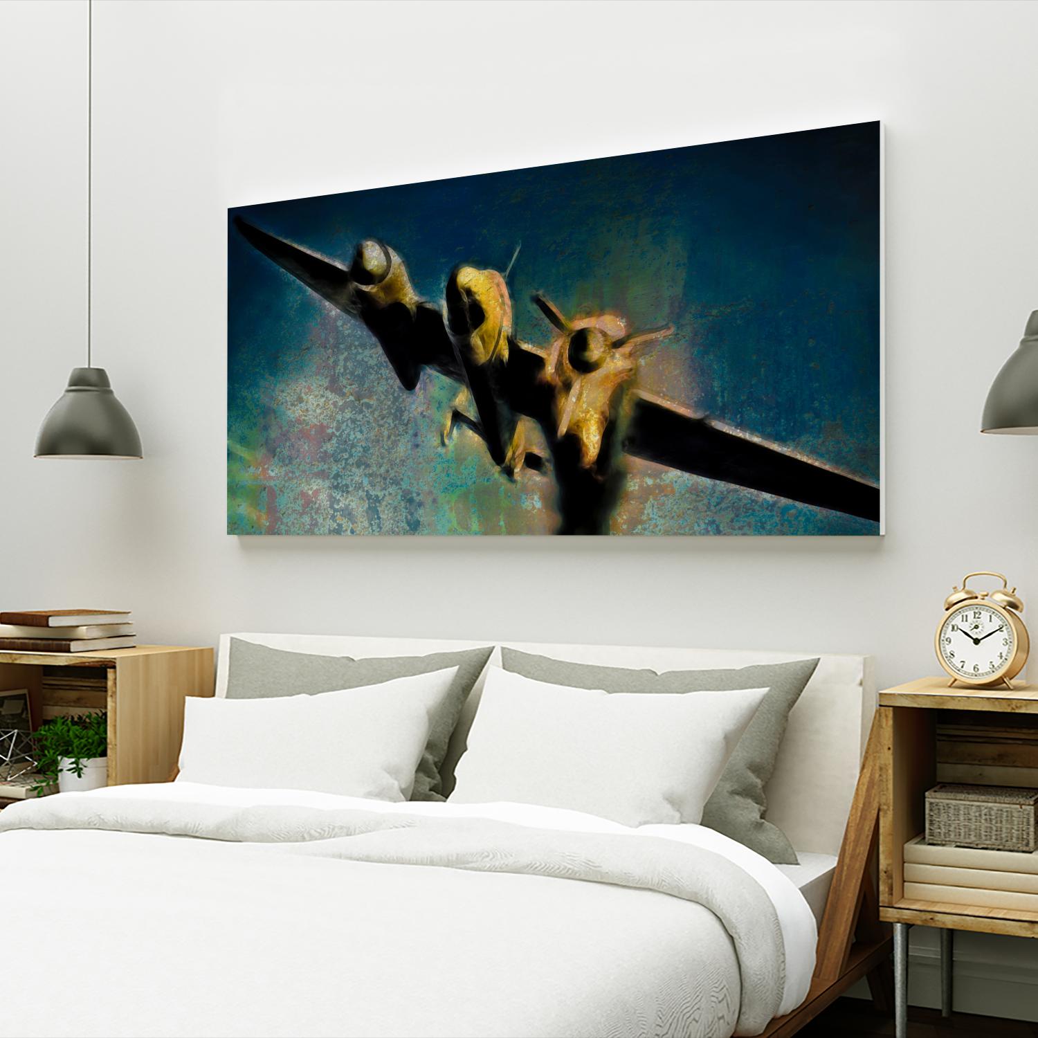 Airplane III by Jean-François Dupuis on GIANT ART - beige photo art plane