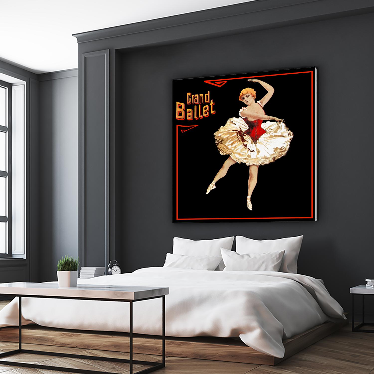Grand Ballet by Archive on GIANT ART - red vintage