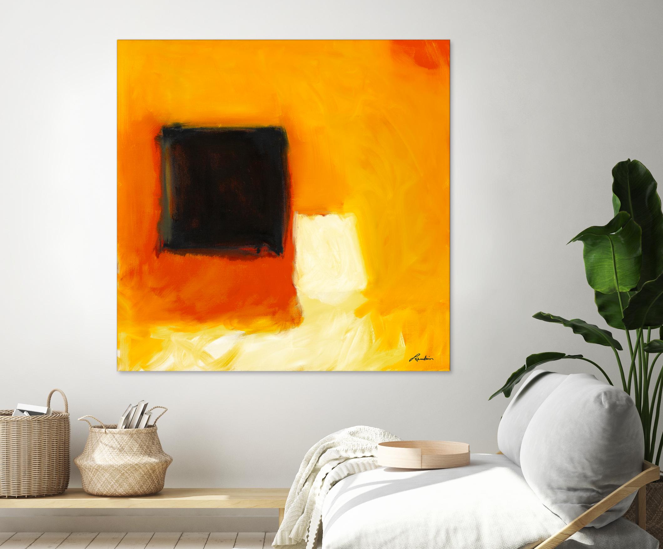 De l'obscurité à la lumière by Diane Lambin on GIANT ART - yellow abstract