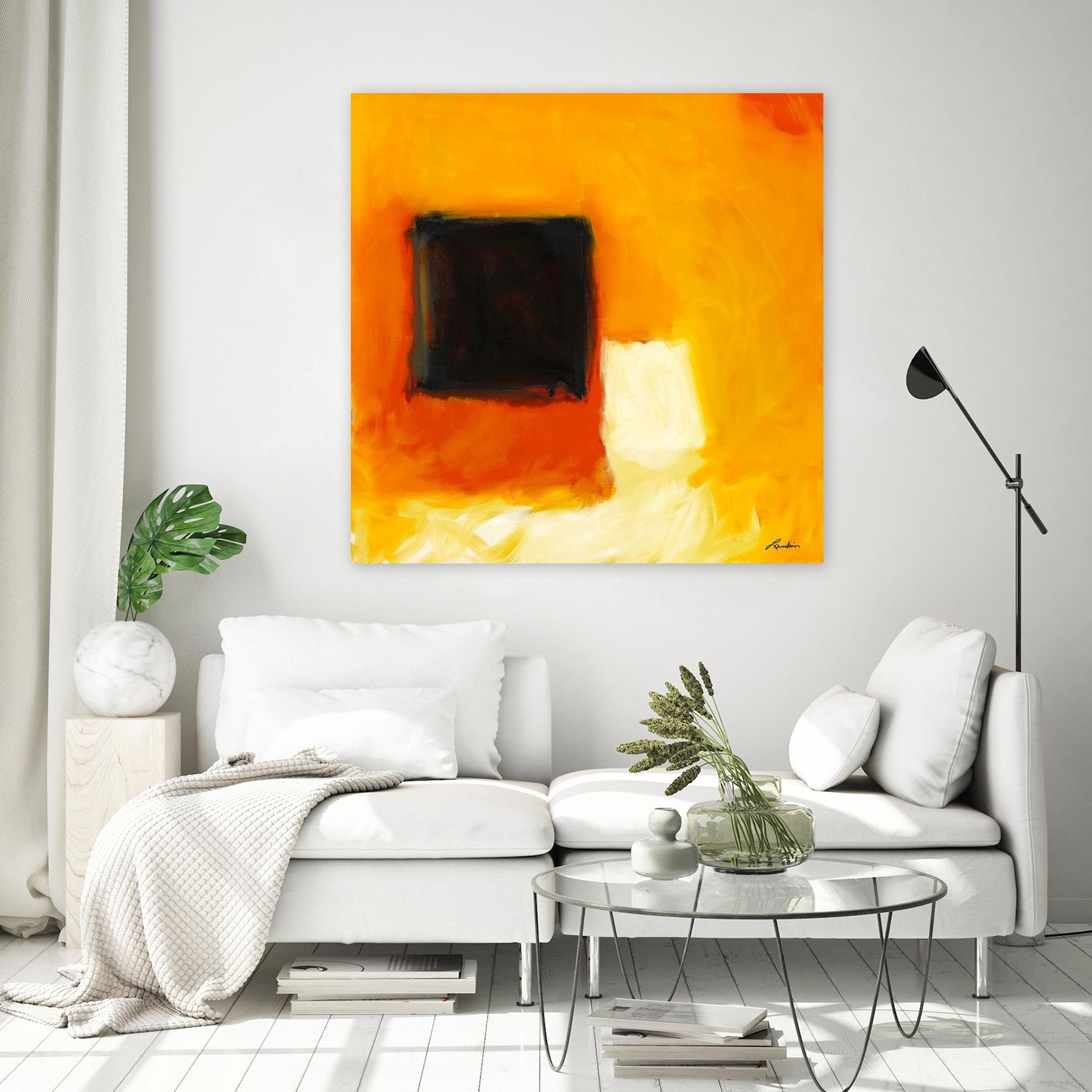 De l'obscurité à la lumière by Diane Lambin on GIANT ART - yellow abstract