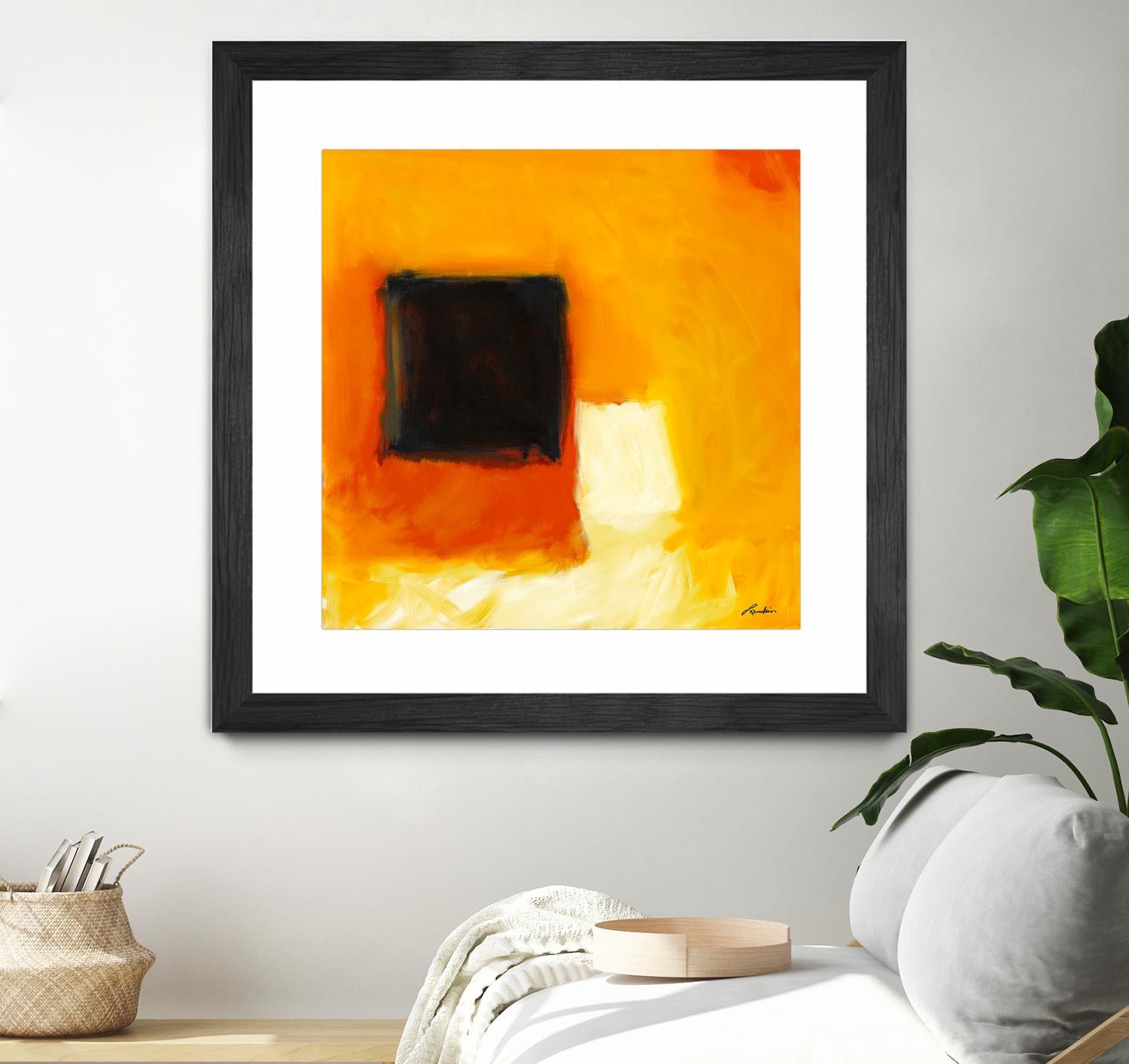 De l'obscurité à la lumière by Diane Lambin on GIANT ART - yellow abstract