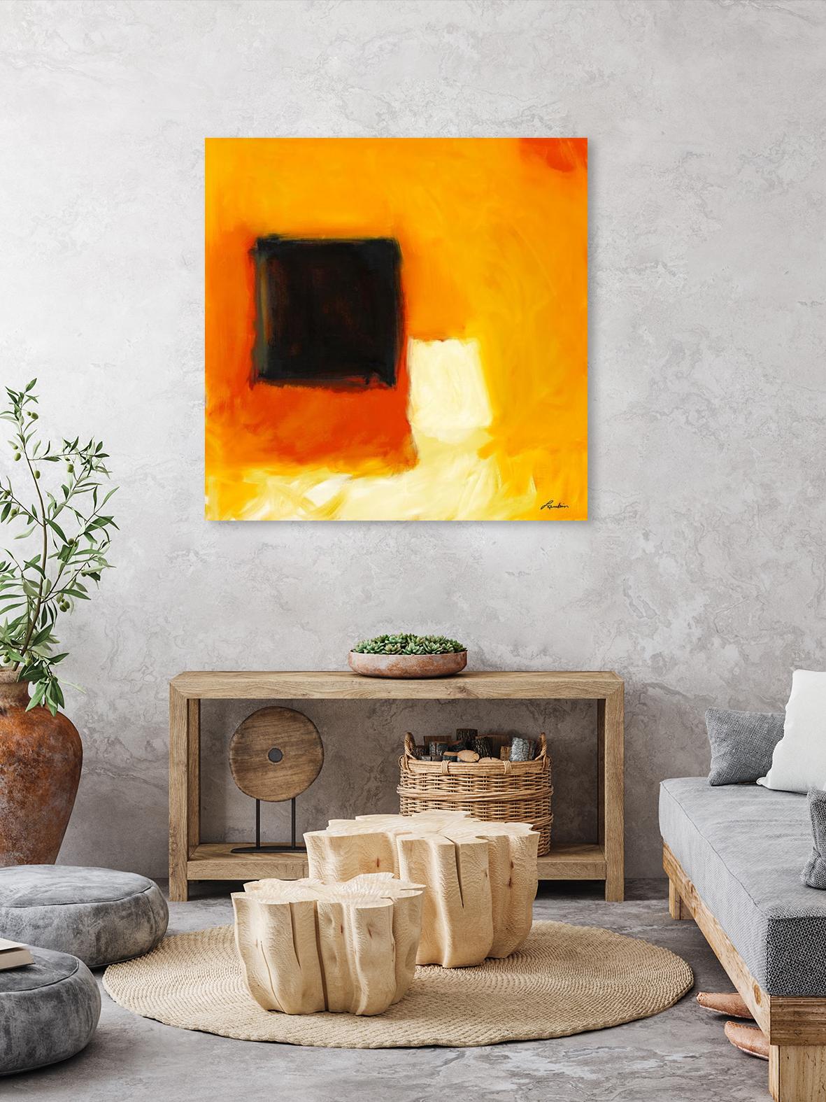 De l'obscurité à la lumière by Diane Lambin on GIANT ART - yellow abstract