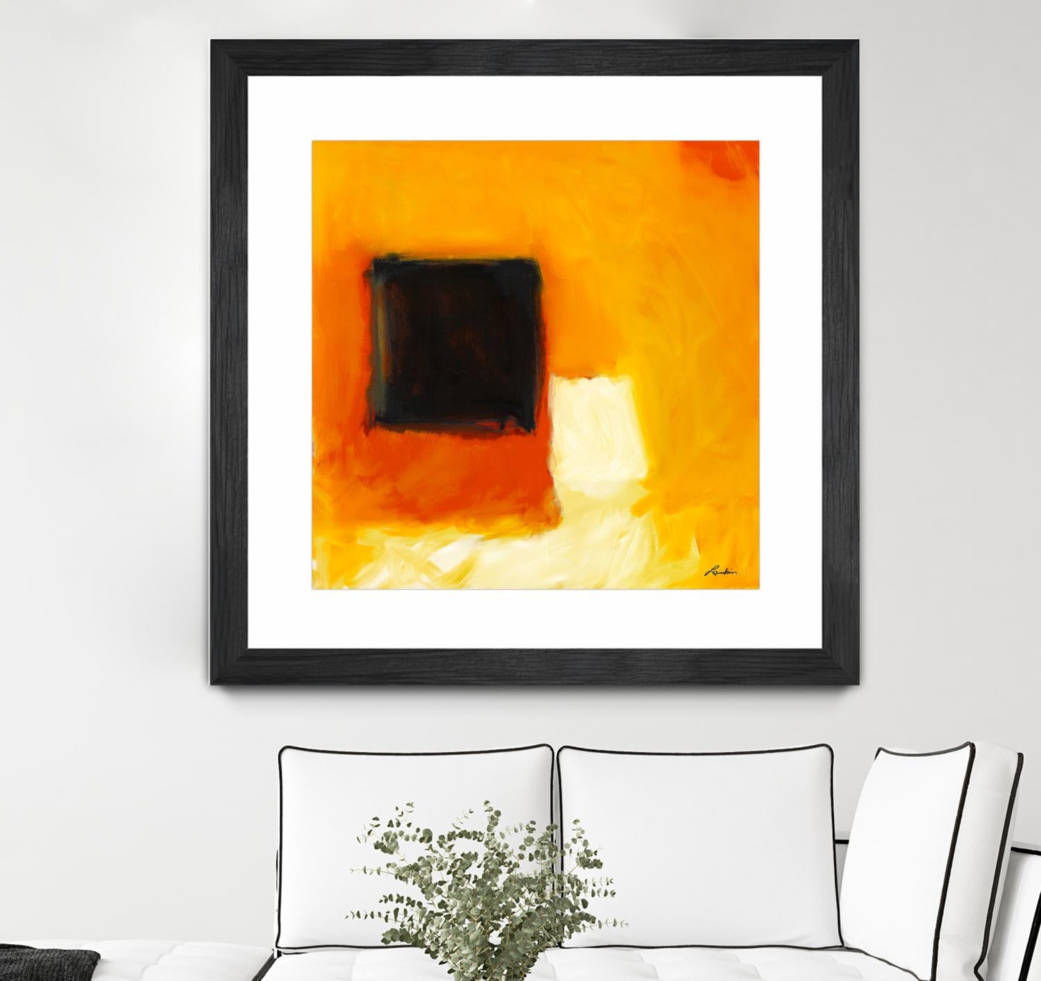 De l'obscurité à la lumière by Diane Lambin on GIANT ART - yellow abstract