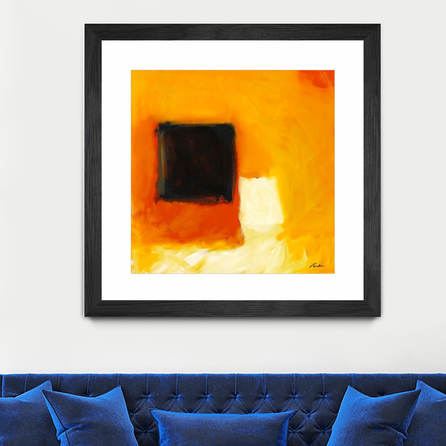 De l'obscurité à la lumière by Diane Lambin on GIANT ART - yellow abstract