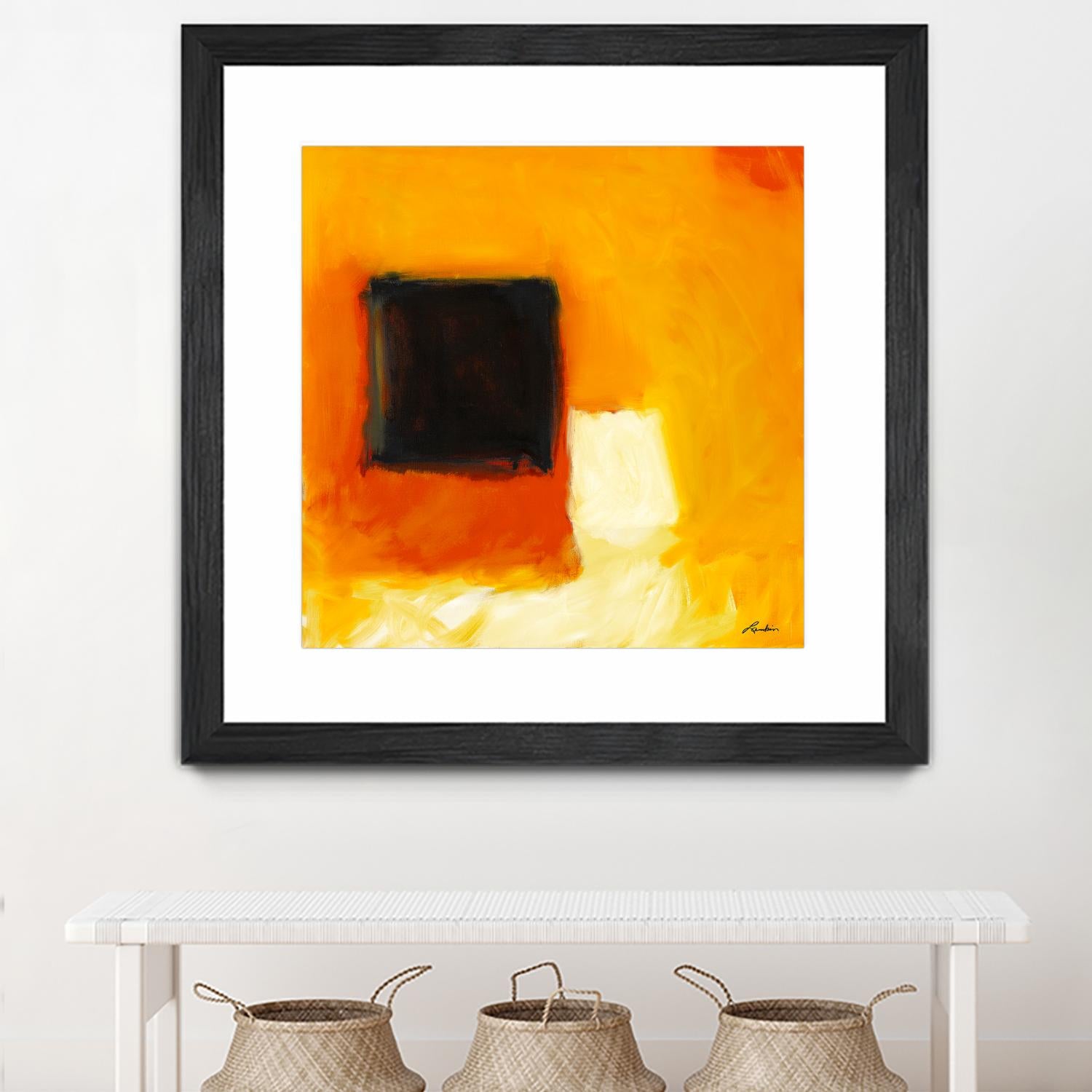 De l'obscurité à la lumière by Diane Lambin on GIANT ART - yellow abstract