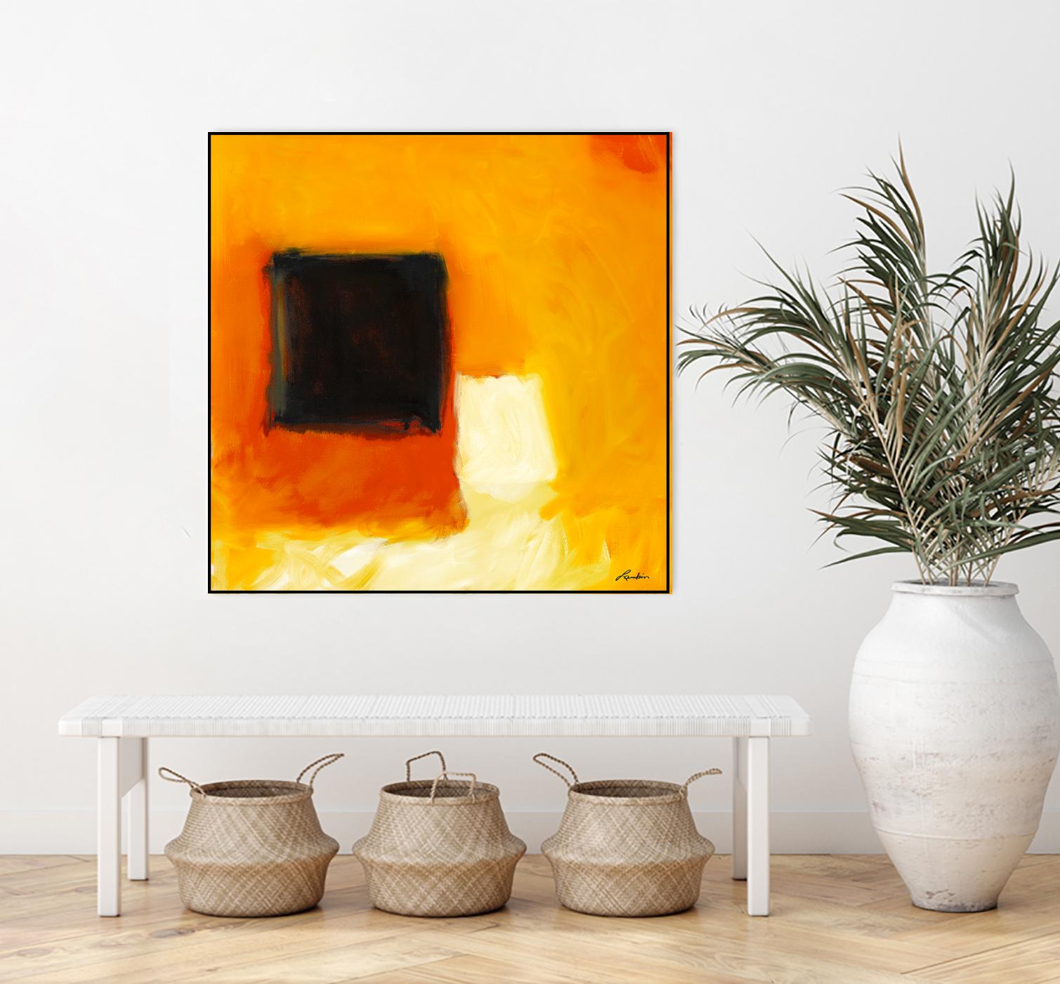 De l'obscurité à la lumière by Diane Lambin on GIANT ART - yellow abstract