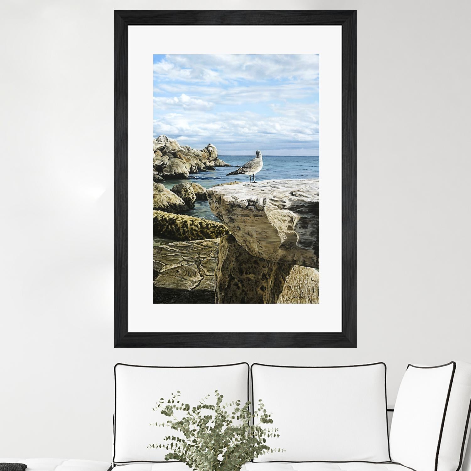 Sans titre by Sarah Fecteau on GIANT ART - grey sea scene