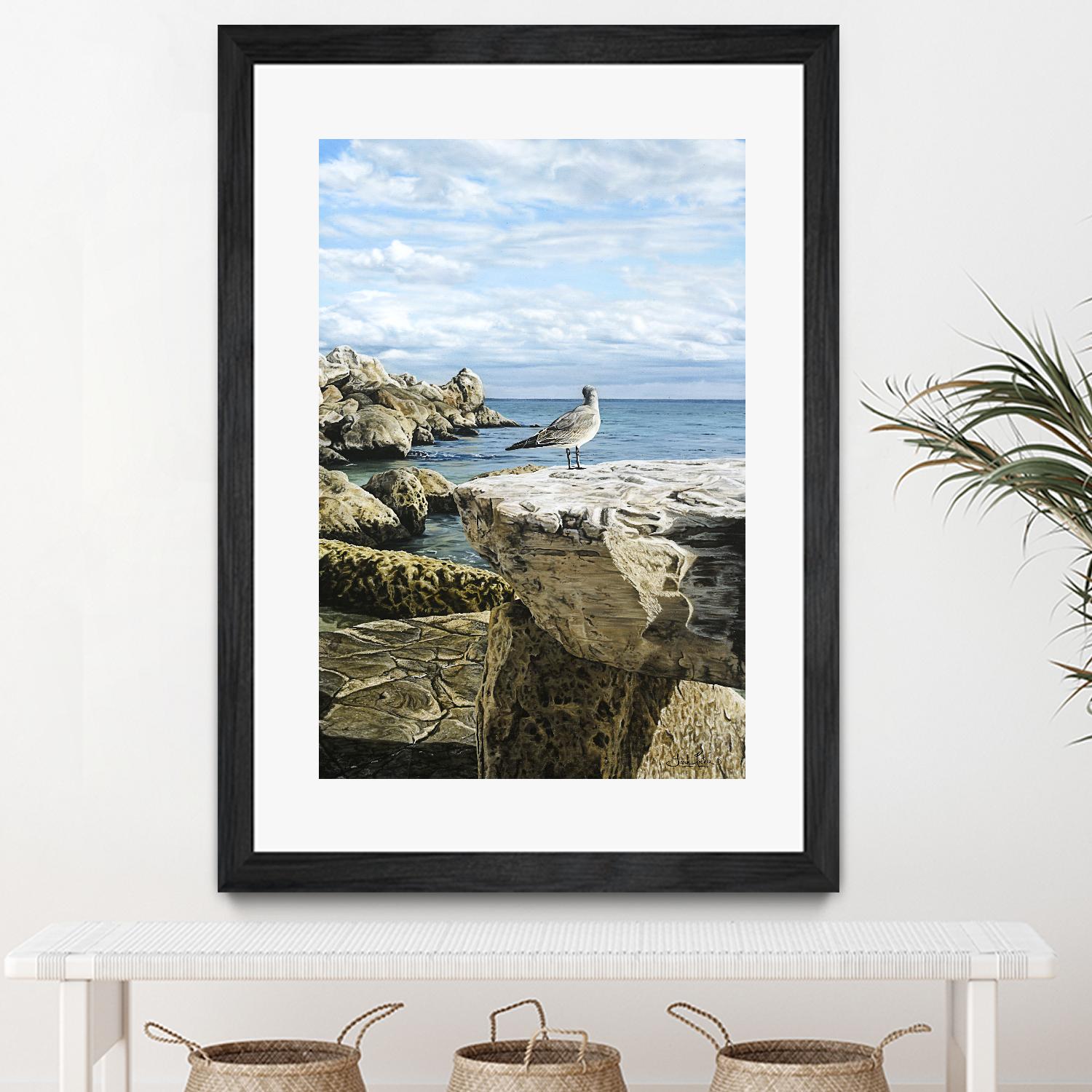 Sans titre by Sarah Fecteau on GIANT ART - grey sea scene