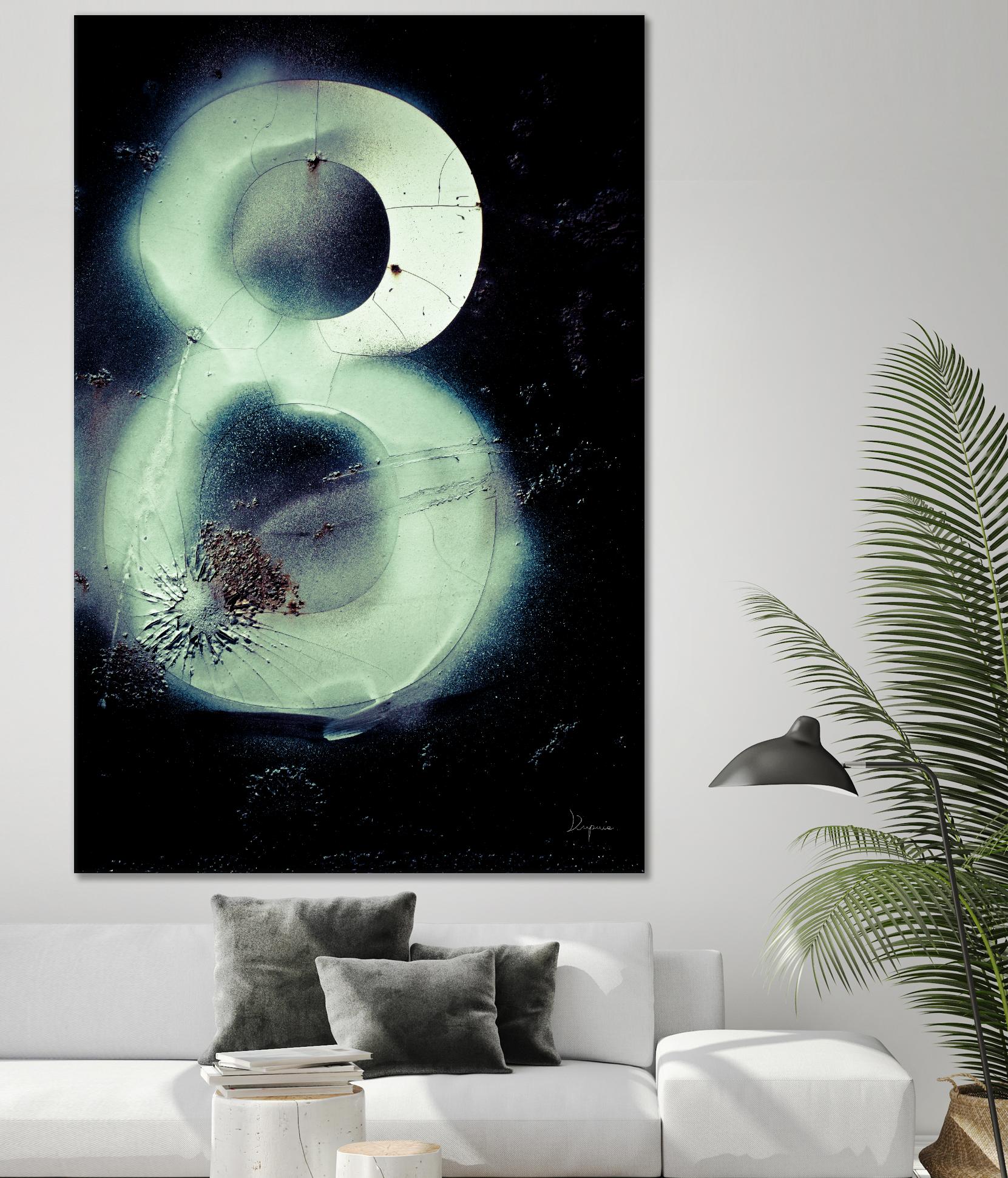 Graffiti at 8 by Jean-François Dupuis on GIANT ART - white abstract