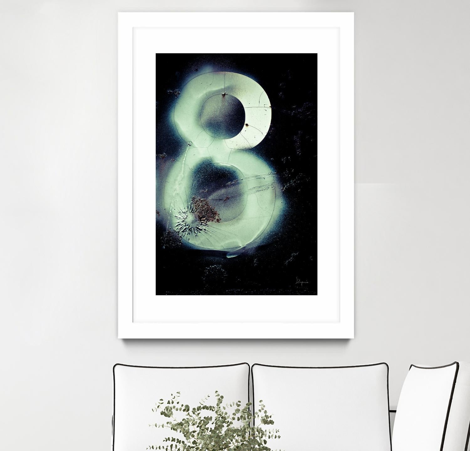 Graffiti at 8 by Jean-François Dupuis on GIANT ART - white abstract