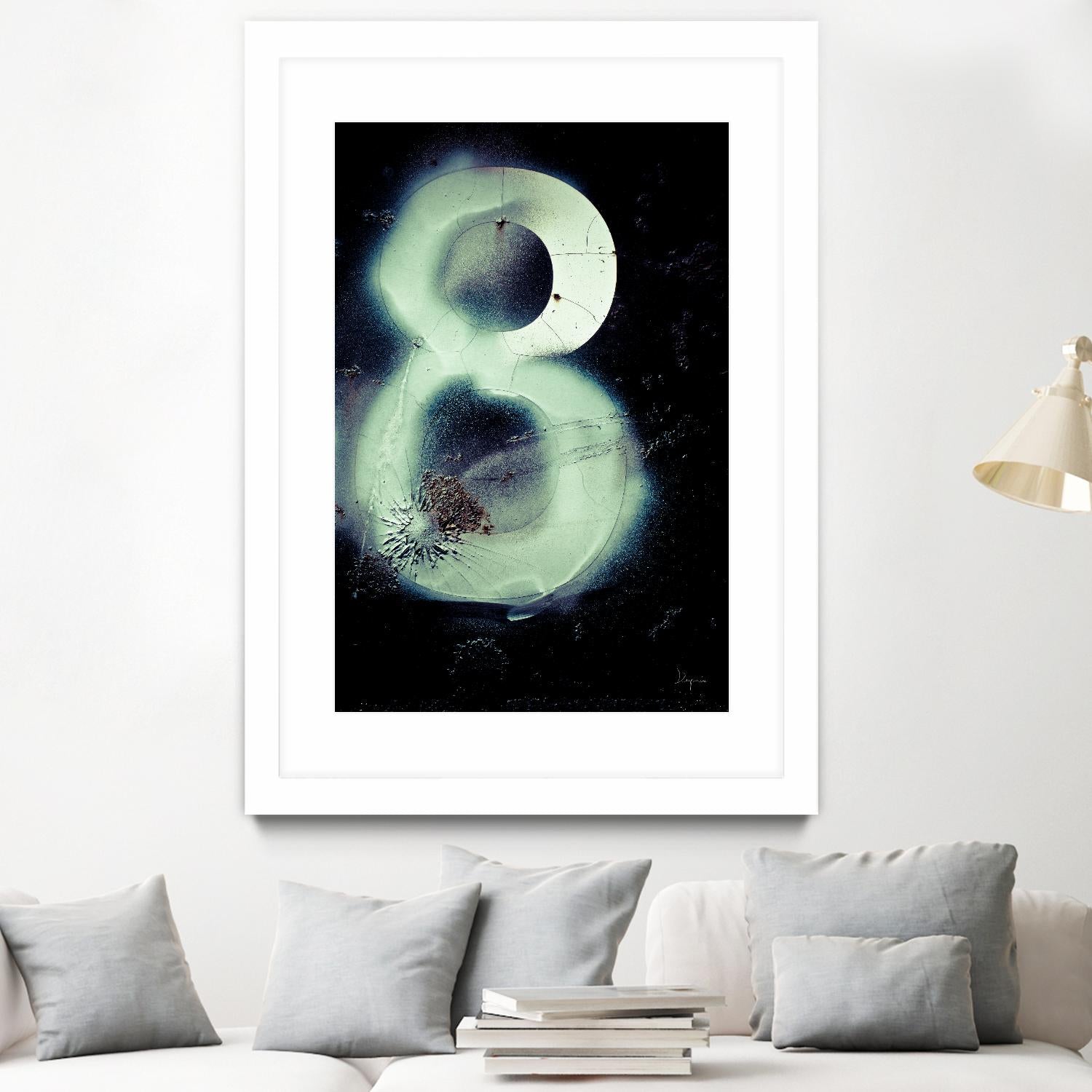 Graffiti at 8 by Jean-François Dupuis on GIANT ART - white abstract