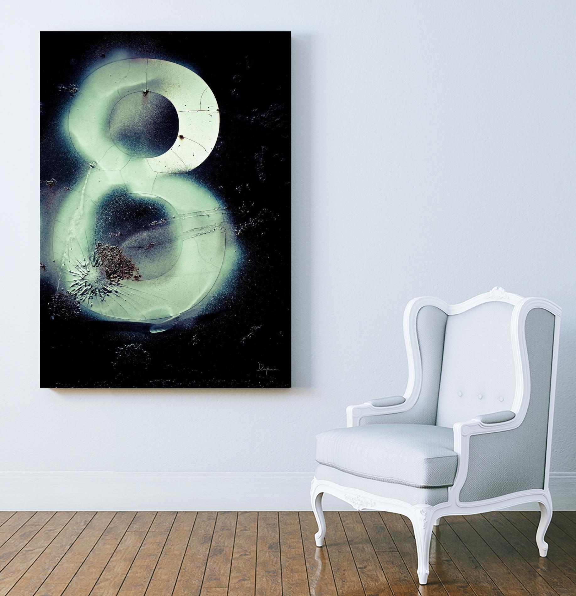 Graffiti at 8 by Jean-François Dupuis on GIANT ART - white abstract