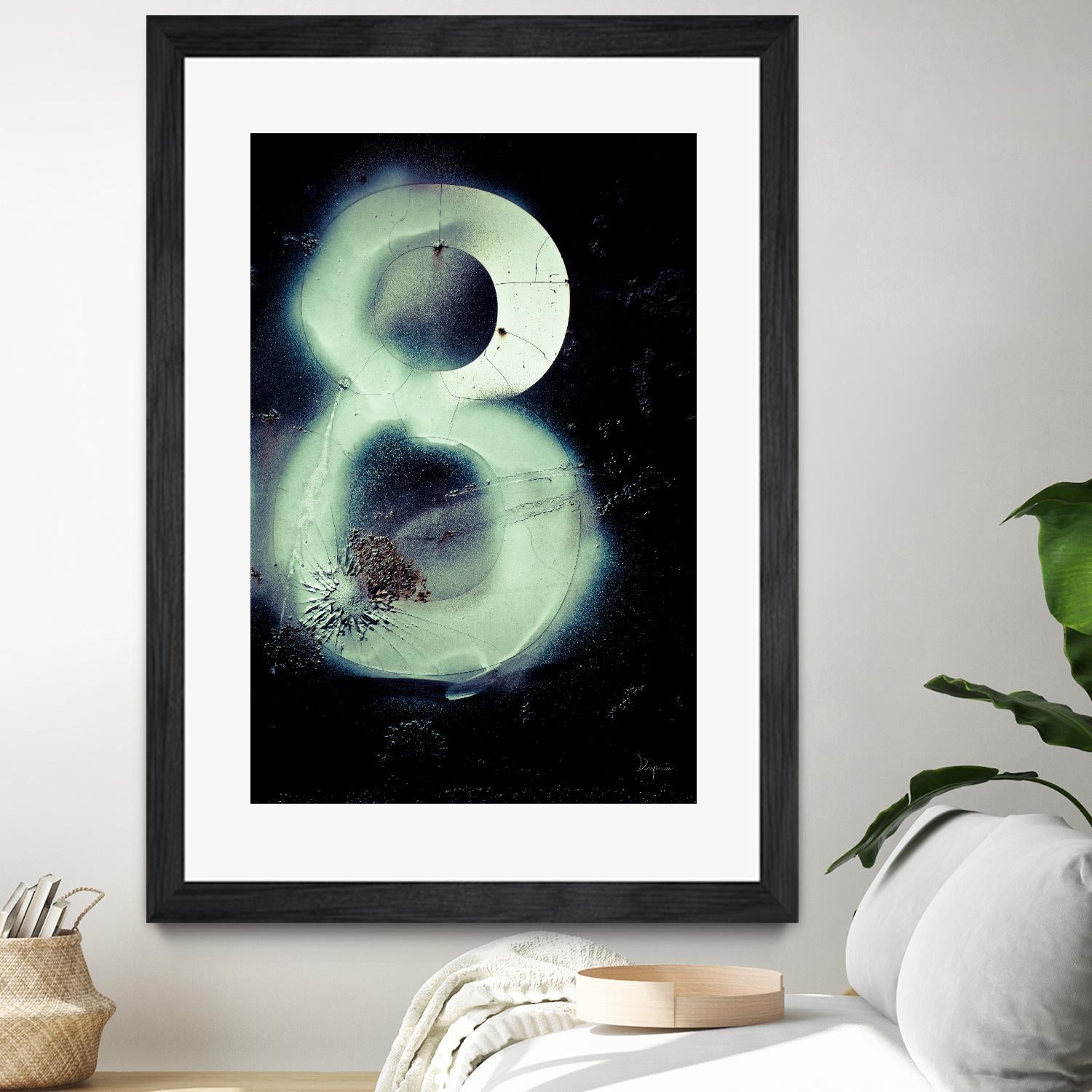 Graffiti at 8 by Jean-François Dupuis on GIANT ART - white abstract