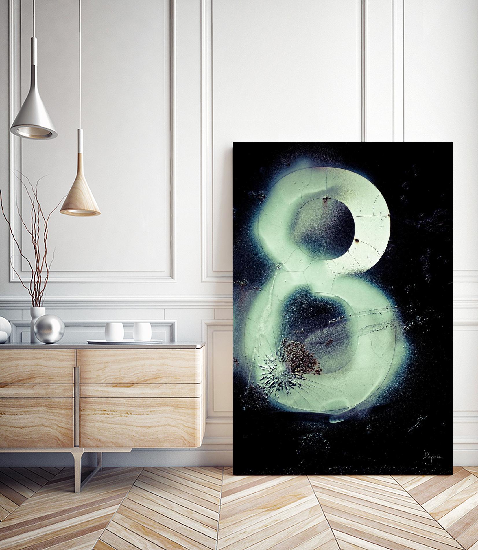 Graffiti at 8 by Jean-François Dupuis on GIANT ART - white abstract