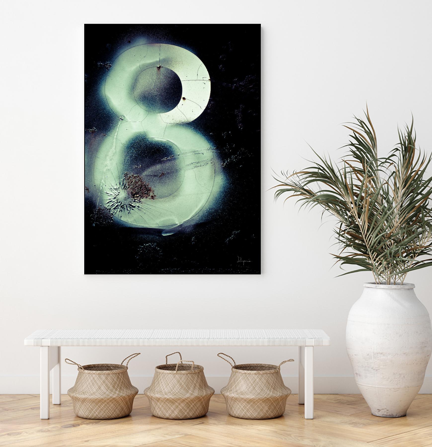 Graffiti at 8 by Jean-François Dupuis on GIANT ART - white abstract