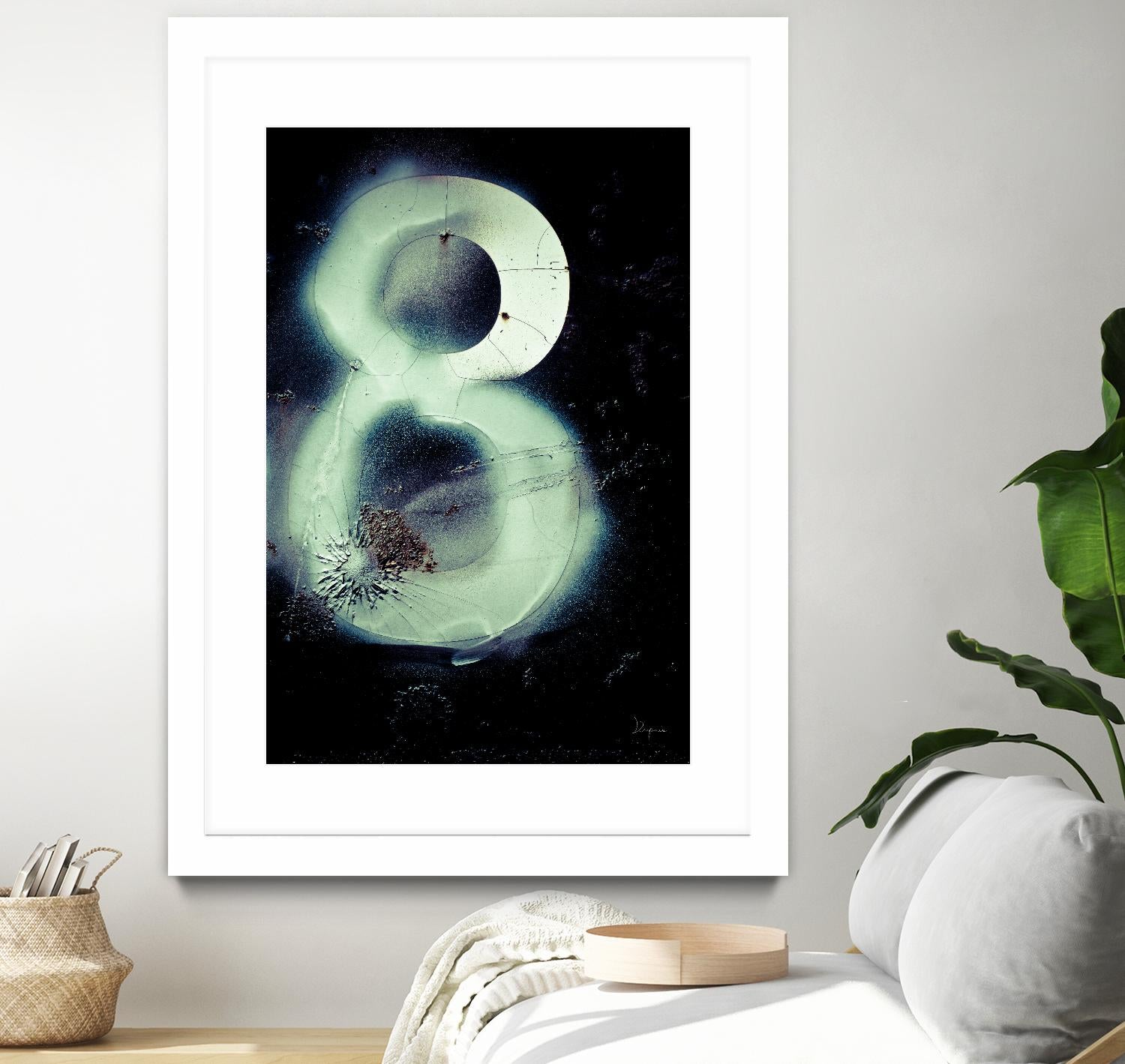 Graffiti at 8 by Jean-François Dupuis on GIANT ART - white abstract