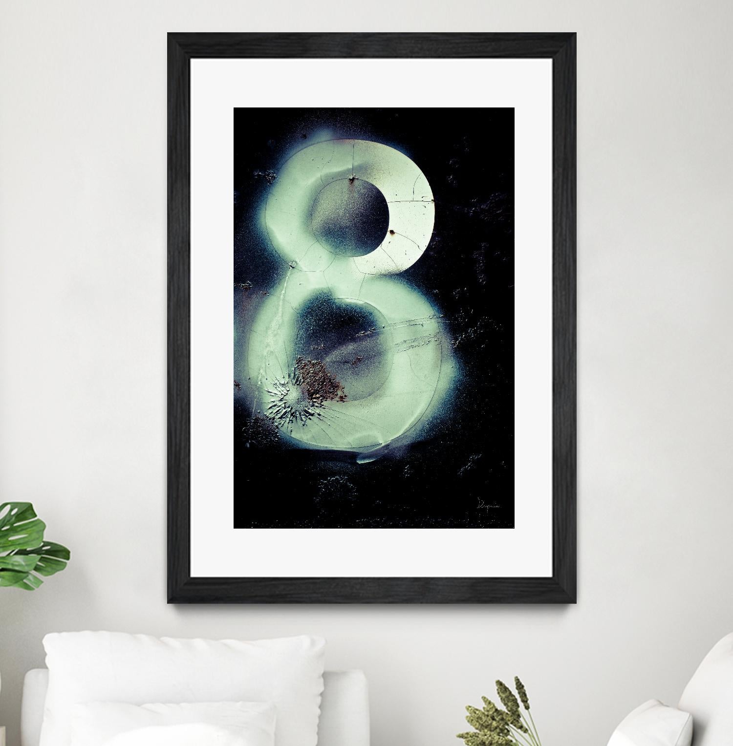 Graffiti at 8 by Jean-François Dupuis on GIANT ART - white abstract