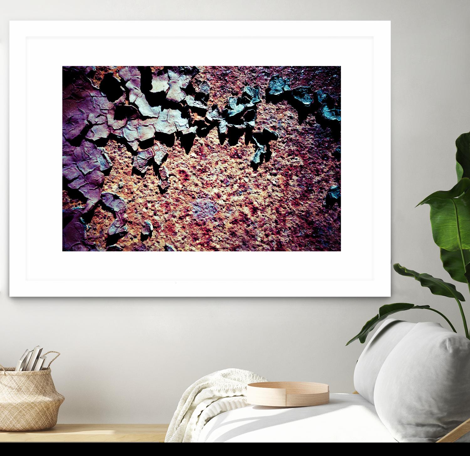 Purple Rust Up Close I by Jean-François Dupuis on GIANT ART - pink abstract canadian artists