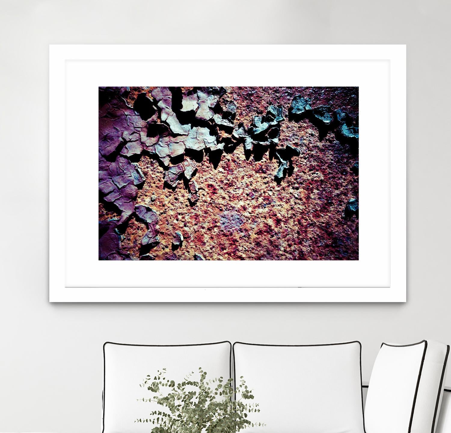 Purple Rust Up Close I by Jean-François Dupuis on GIANT ART - pink abstract canadian artists