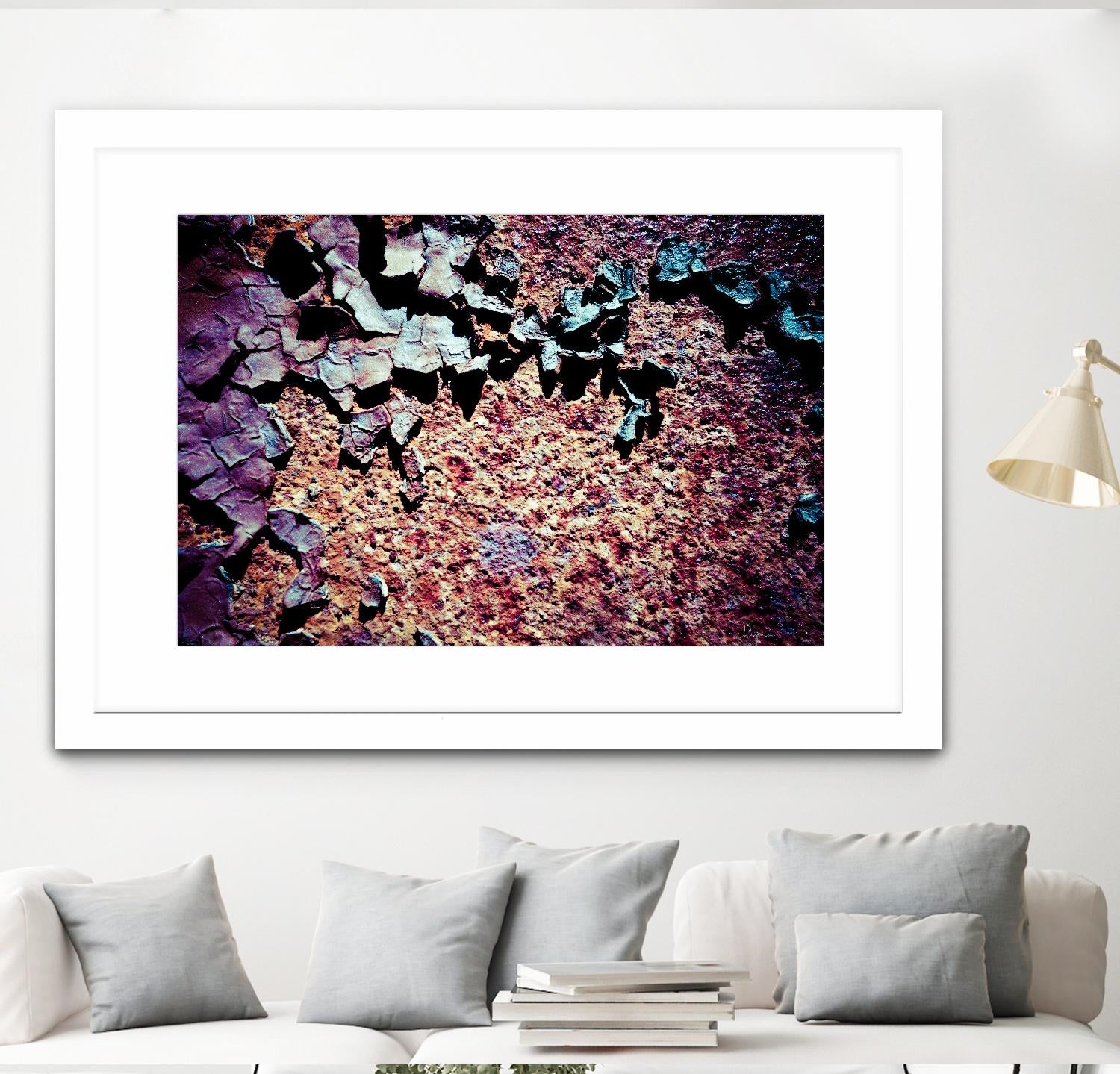 Purple Rust Up Close I by Jean-François Dupuis on GIANT ART - pink abstract canadian artists