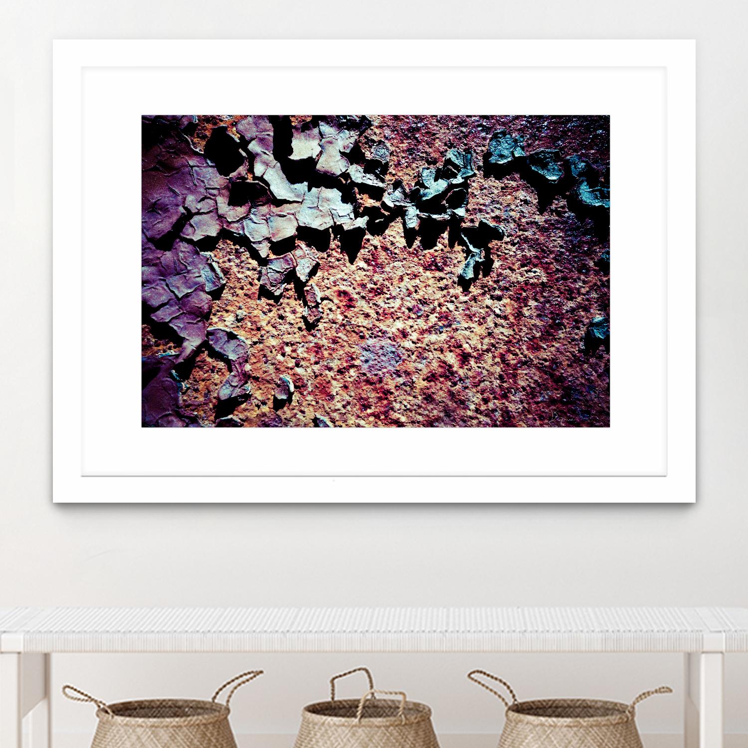 Purple Rust Up Close I by Jean-François Dupuis on GIANT ART - pink abstract canadian artists