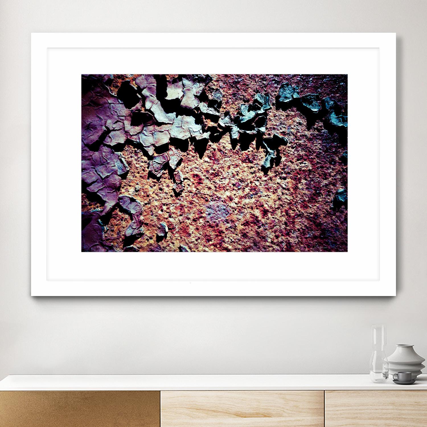 Purple Rust Up Close I by Jean-François Dupuis on GIANT ART - pink abstract canadian artists