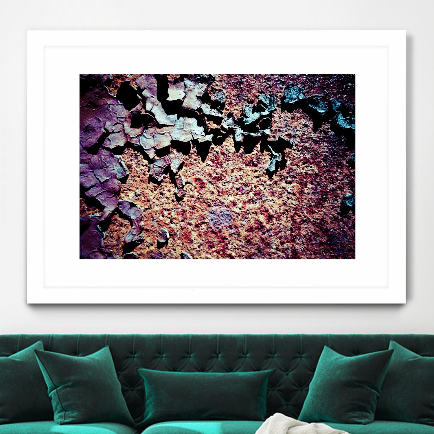 Purple Rust Up Close I by Jean-François Dupuis on GIANT ART - pink abstract canadian artists