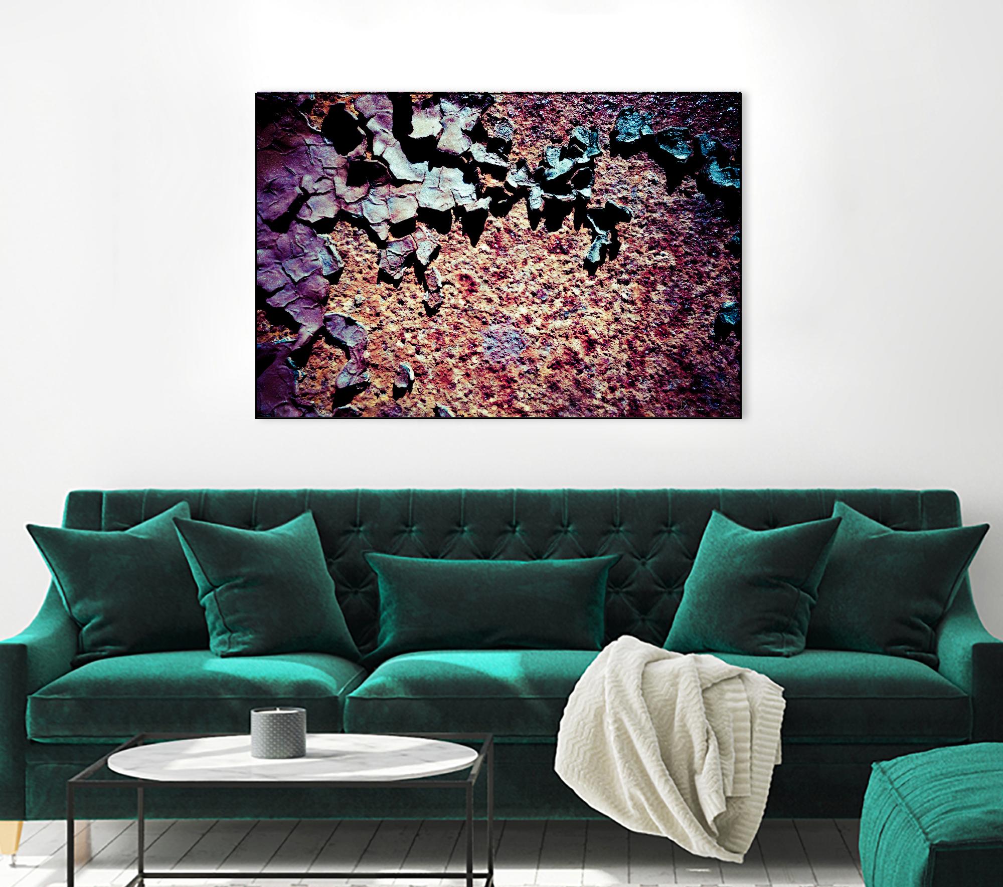 Purple Rust Up Close I by Jean-François Dupuis on GIANT ART - pink abstract canadian artists