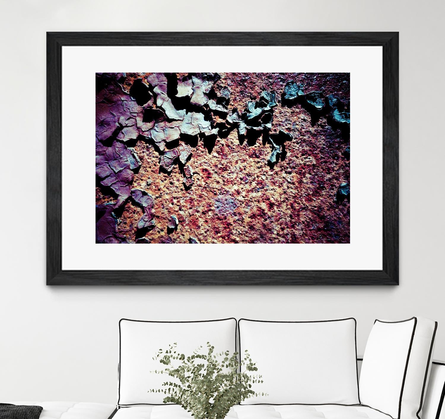 Purple Rust Up Close I by Jean-François Dupuis on GIANT ART - pink abstract canadian artists