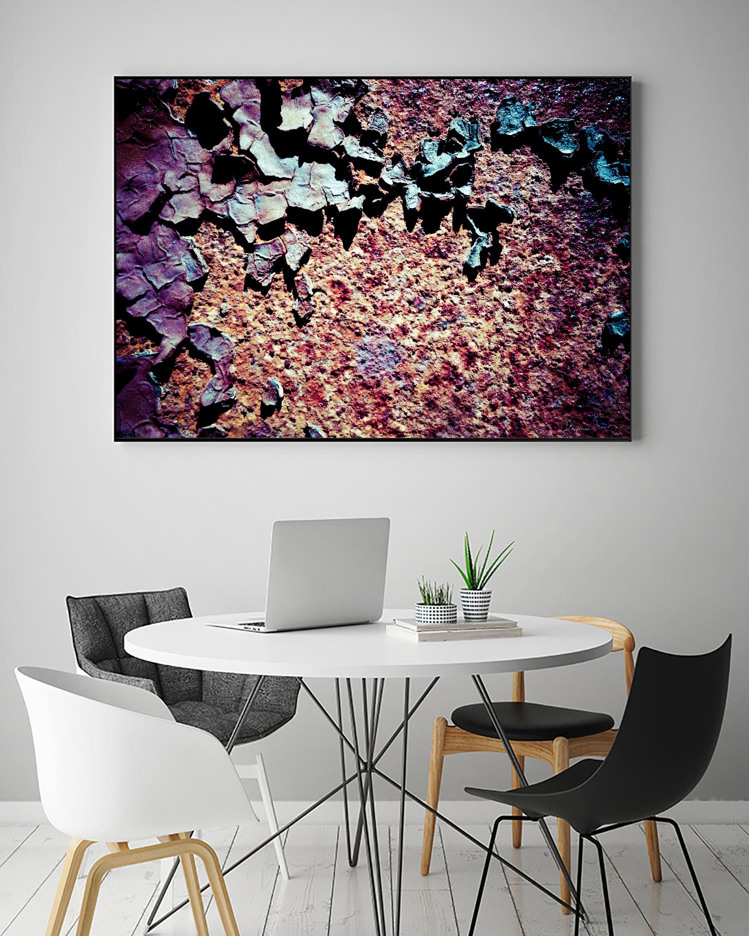 Purple Rust Up Close I by Jean-François Dupuis on GIANT ART - pink abstract canadian artists