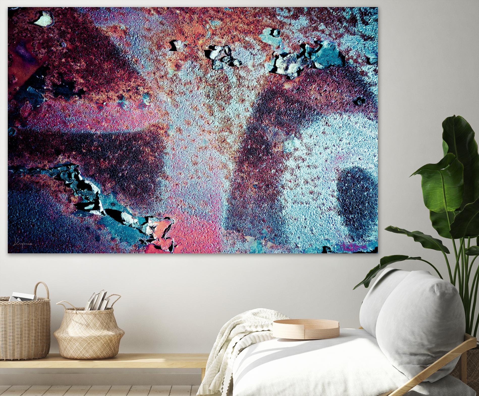 Purple Rust Up Close II by Jean-François Dupuis on GIANT ART - pink abstract