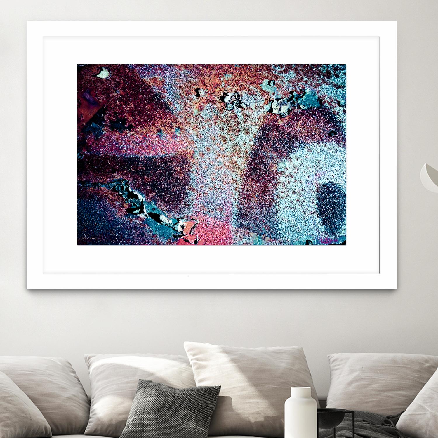 Purple Rust Up Close II by Jean-François Dupuis on GIANT ART - pink abstract