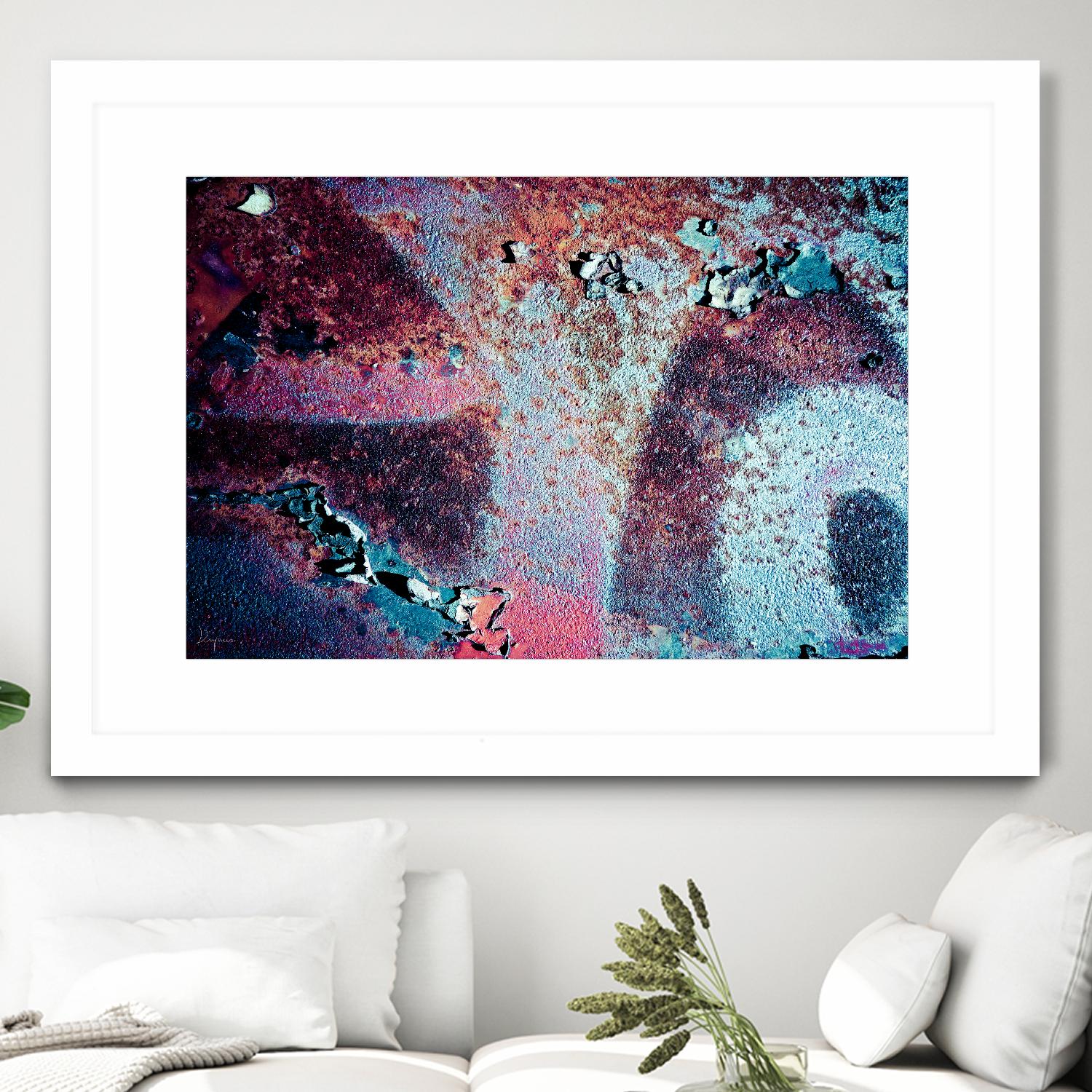 Purple Rust Up Close II by Jean-François Dupuis on GIANT ART - pink abstract