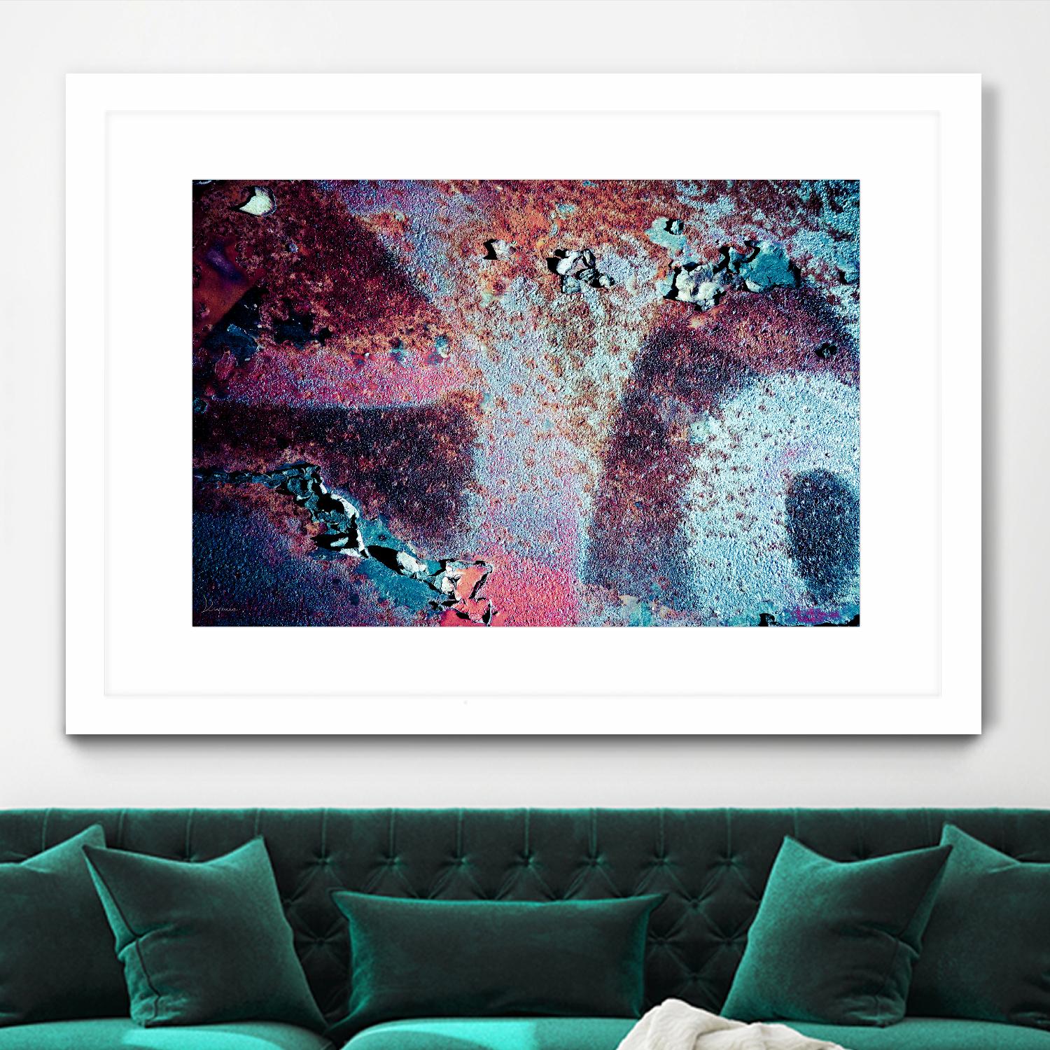 Purple Rust Up Close II by Jean-François Dupuis on GIANT ART - pink abstract