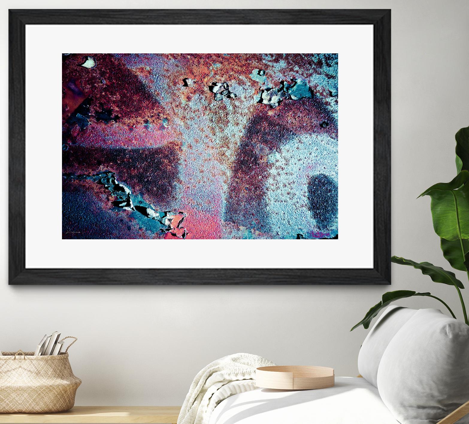 Purple Rust Up Close II by Jean-François Dupuis on GIANT ART - pink abstract