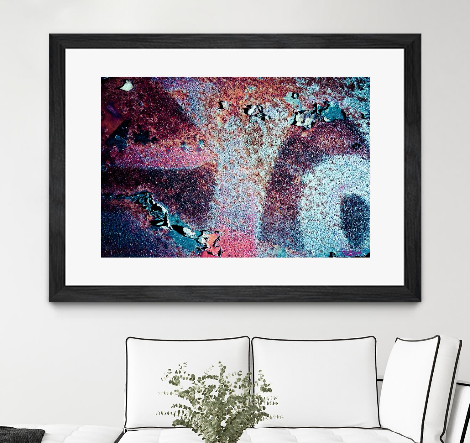 Purple Rust Up Close II by Jean-François Dupuis on GIANT ART - pink abstract