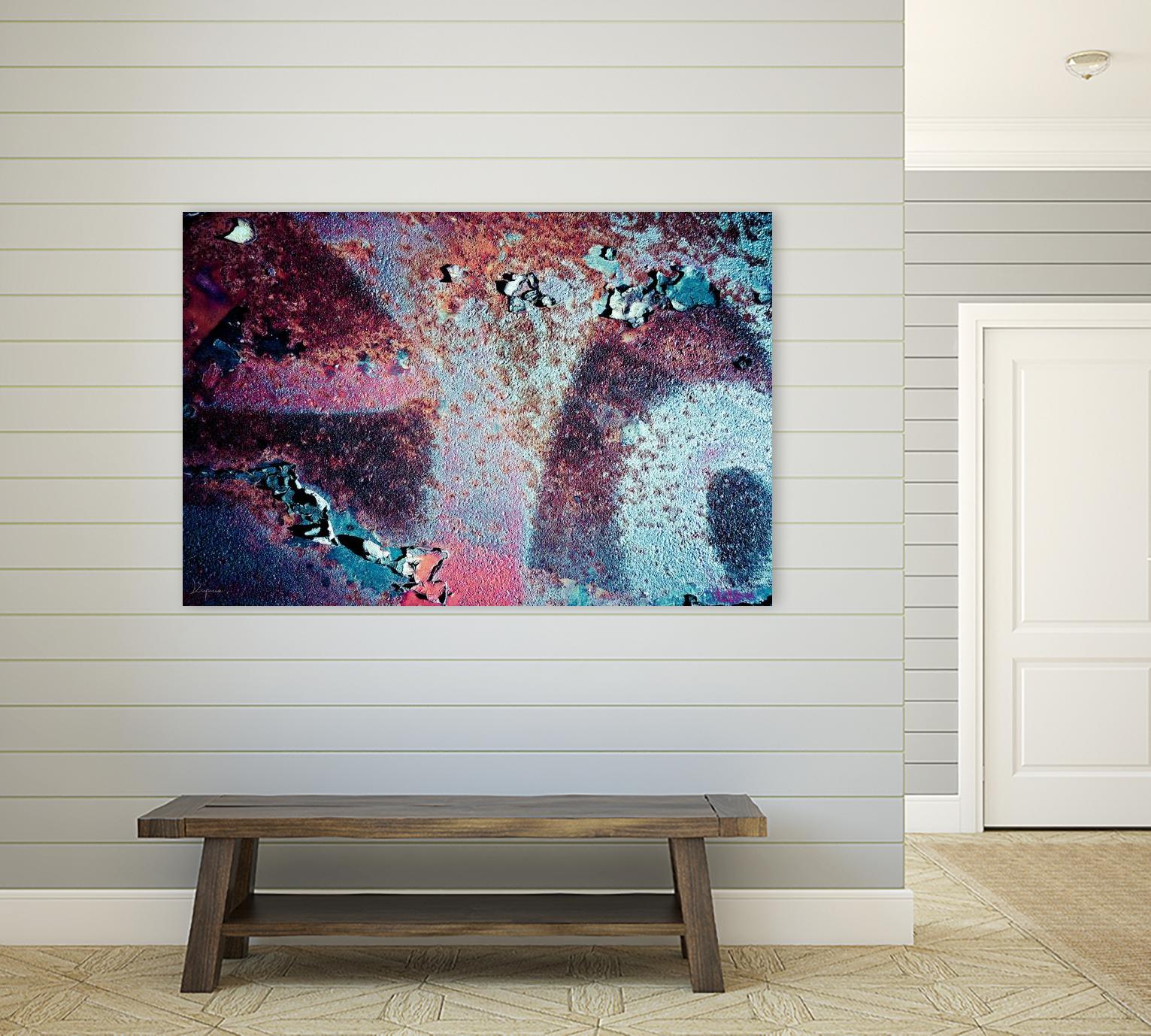 Purple Rust Up Close II by Jean-François Dupuis on GIANT ART - pink abstract