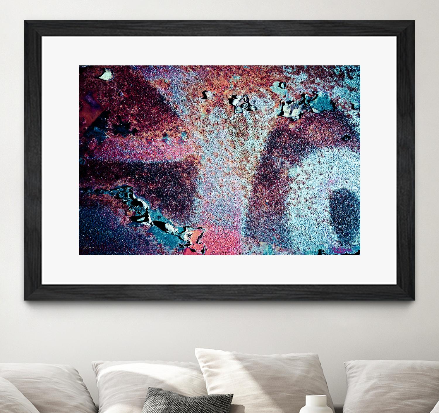 Purple Rust Up Close II by Jean-François Dupuis on GIANT ART - pink abstract