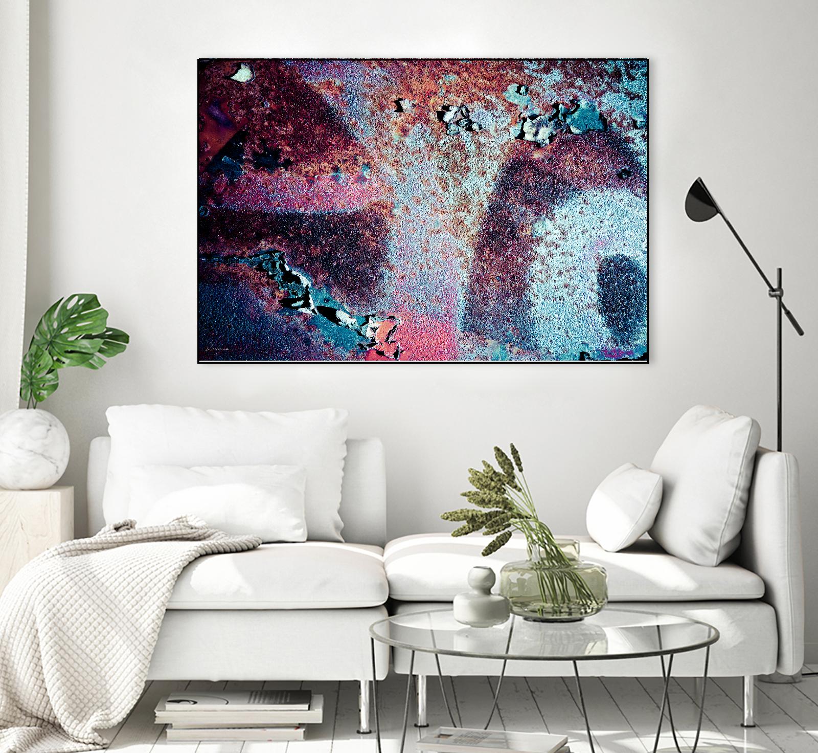 Purple Rust Up Close II by Jean-François Dupuis on GIANT ART - pink abstract