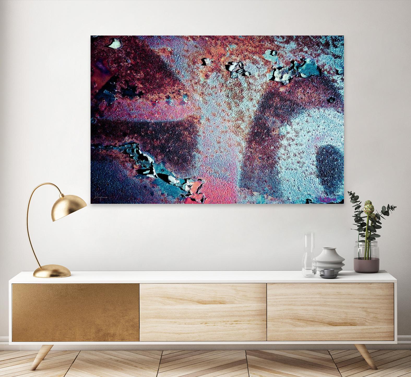 Purple Rust Up Close II by Jean-François Dupuis on GIANT ART - pink abstract