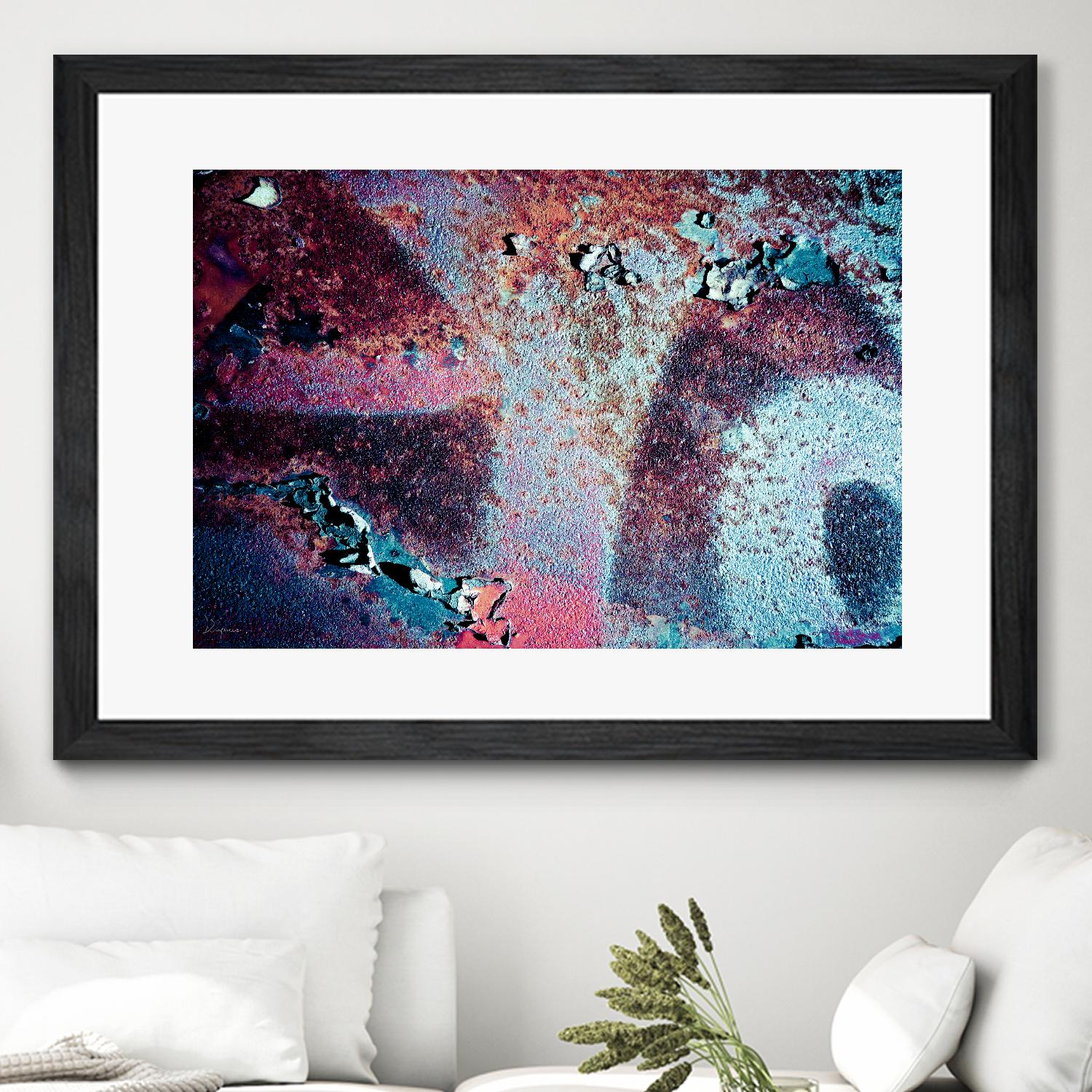 Purple Rust Up Close II by Jean-François Dupuis on GIANT ART - pink abstract