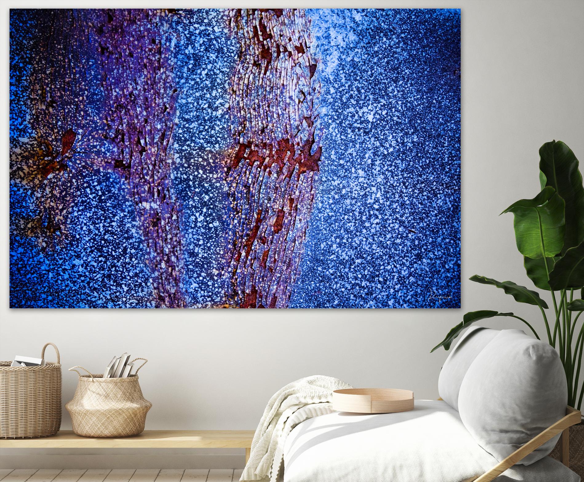 Blue Pathway I by Jean-François Dupuis on GIANT ART - brown abstract