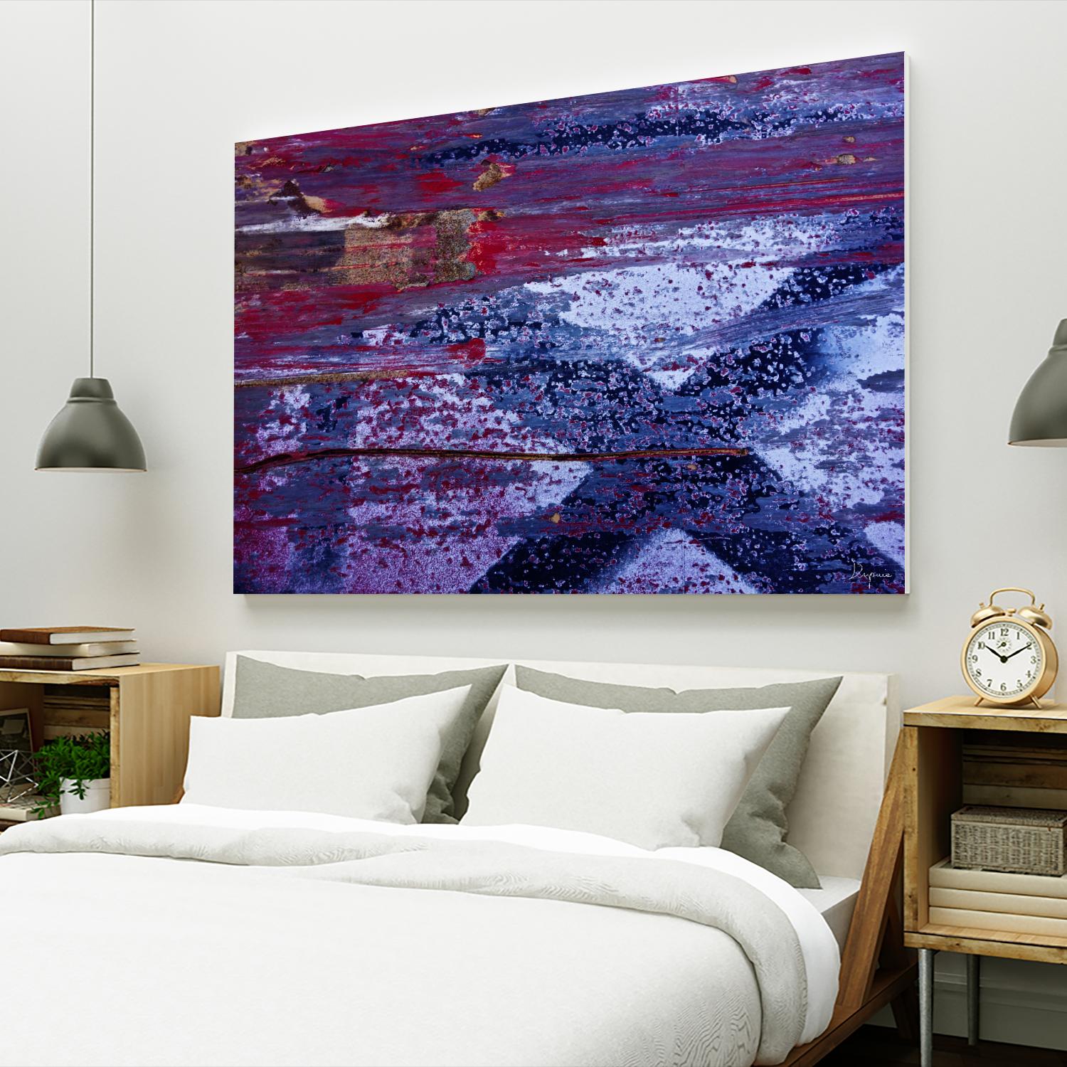 We Meet Halfway I by Jean-François Dupuis on GIANT ART - purple abstract