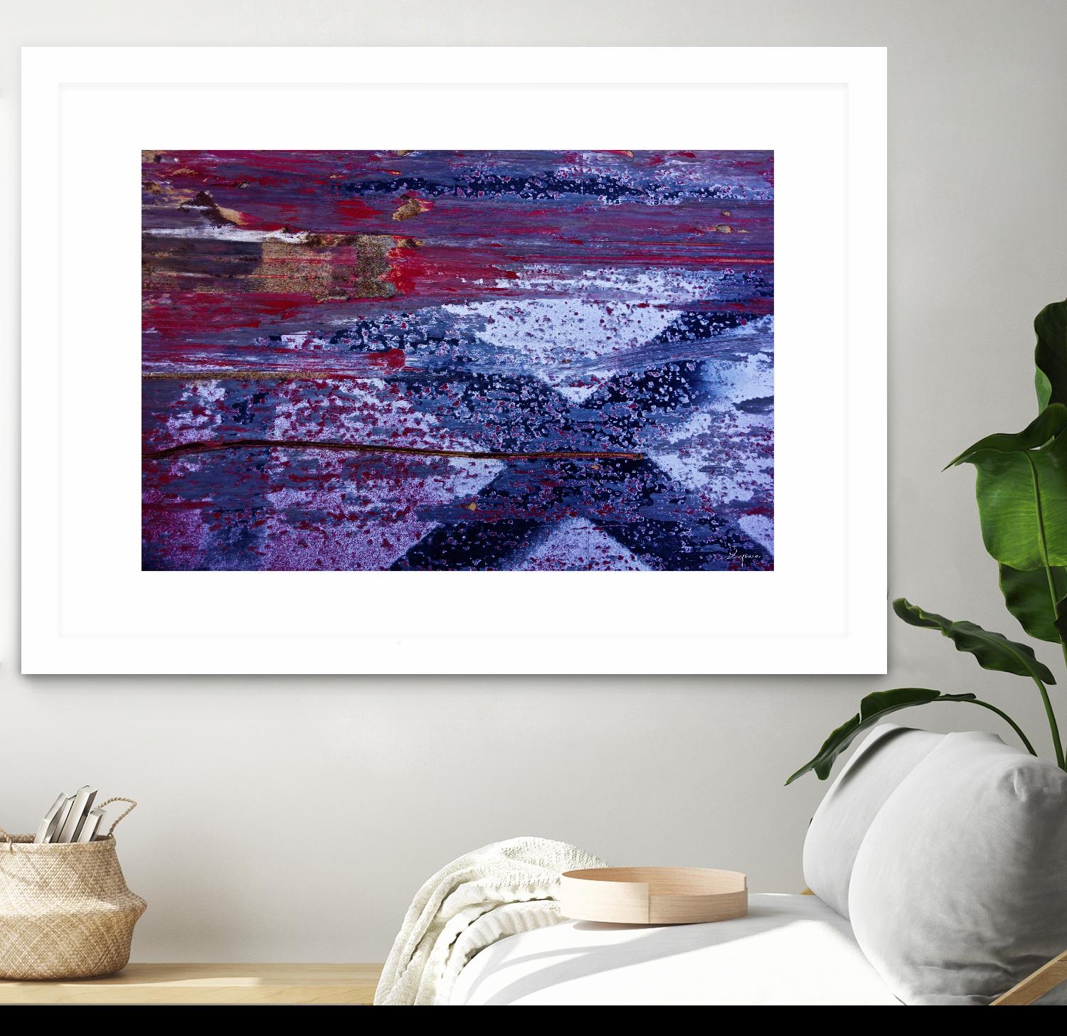 We Meet Halfway I by Jean-François Dupuis on GIANT ART - purple abstract