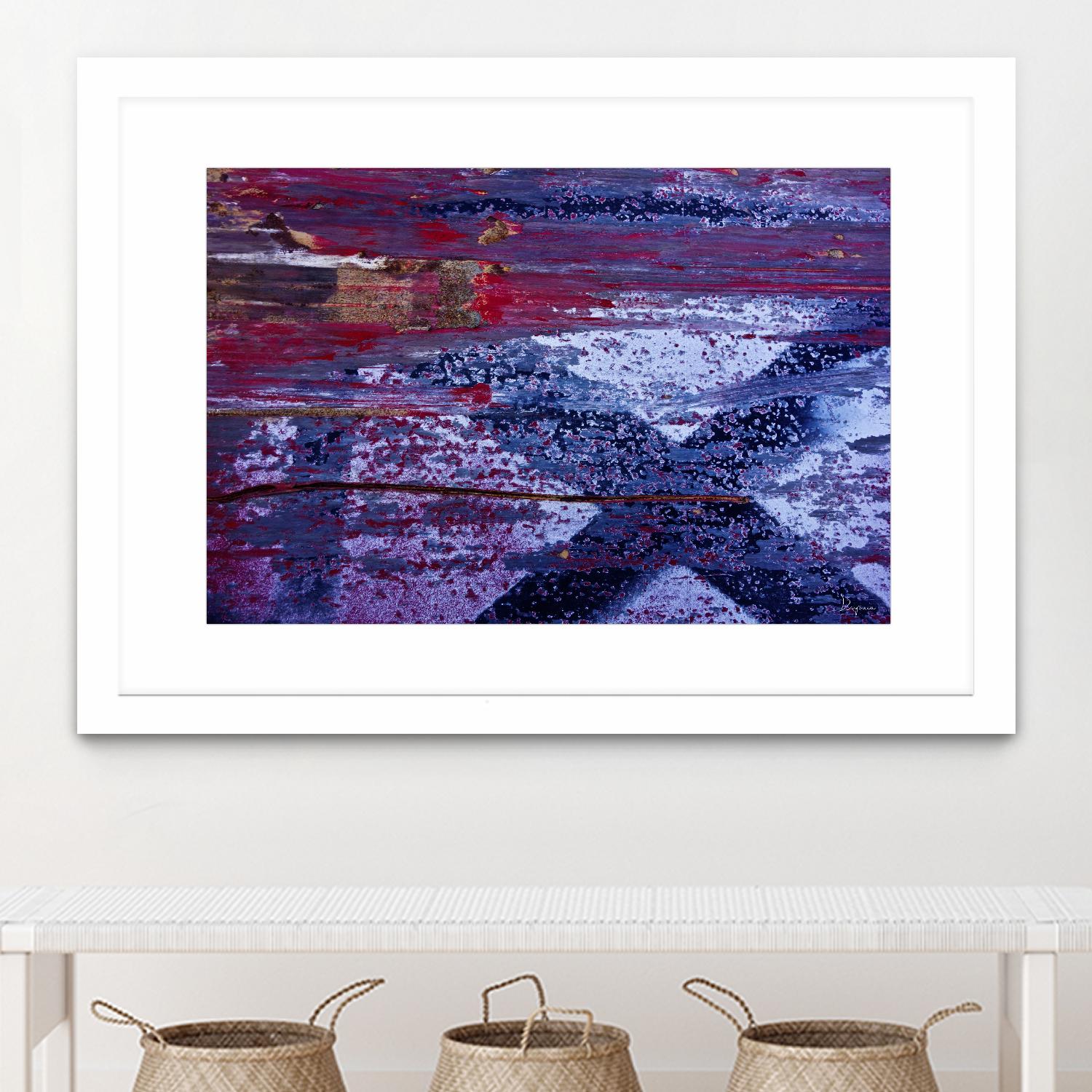 We Meet Halfway I by Jean-François Dupuis on GIANT ART - purple abstract