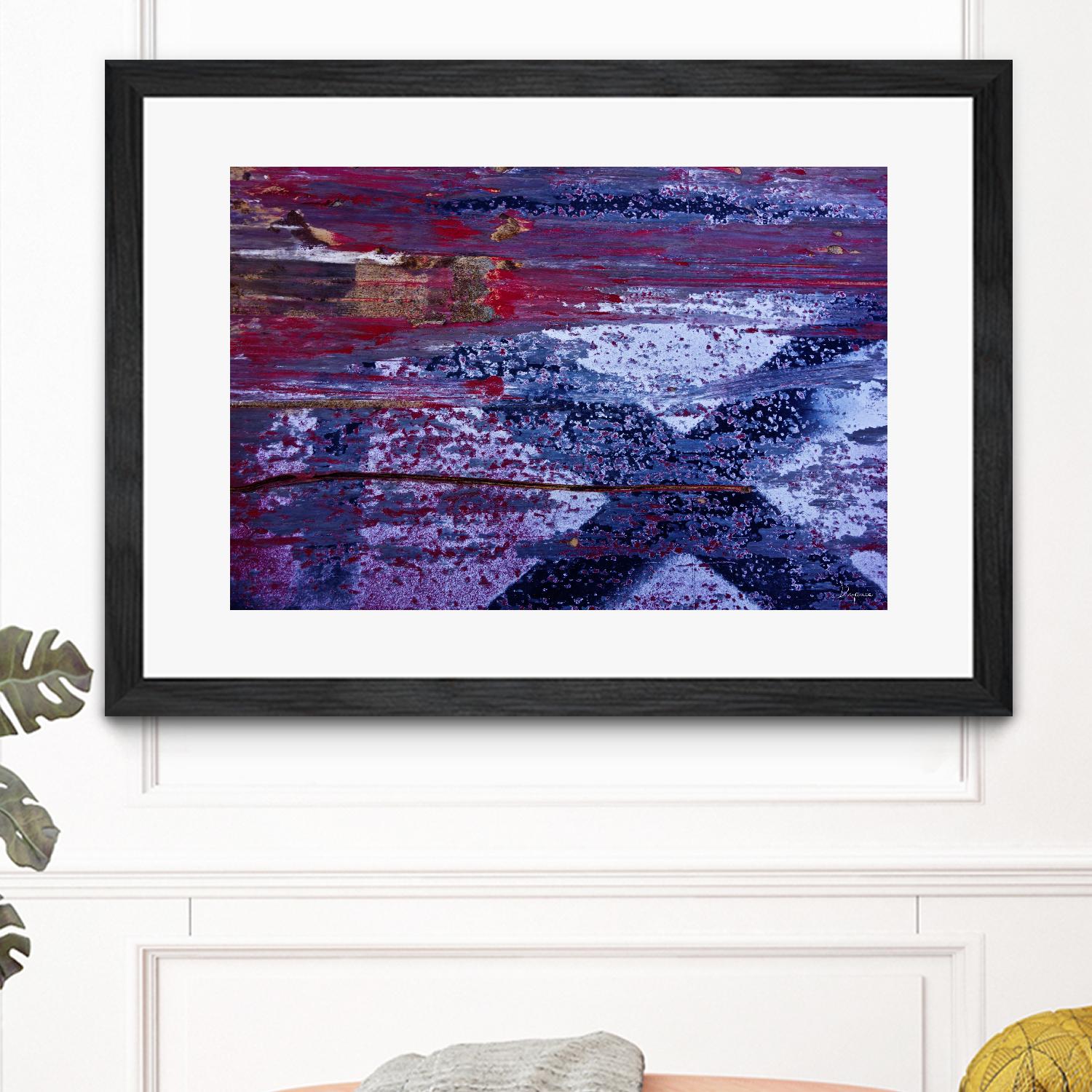 We Meet Halfway I by Jean-François Dupuis on GIANT ART - purple abstract