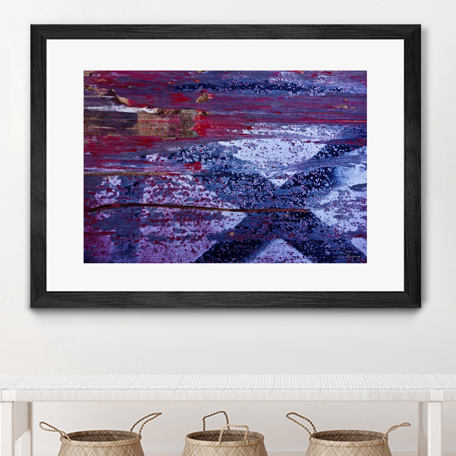 We Meet Halfway I by Jean-François Dupuis on GIANT ART - purple abstract