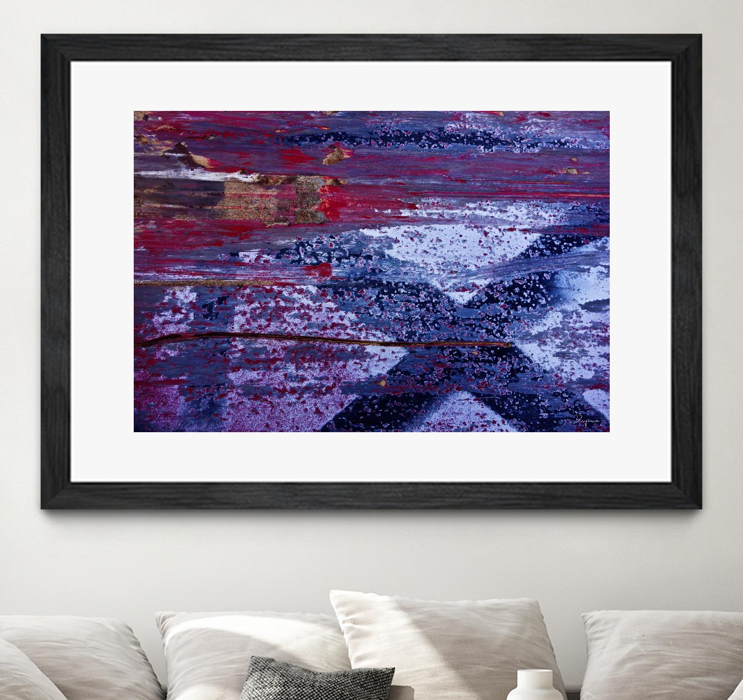We Meet Halfway I by Jean-François Dupuis on GIANT ART - purple abstract