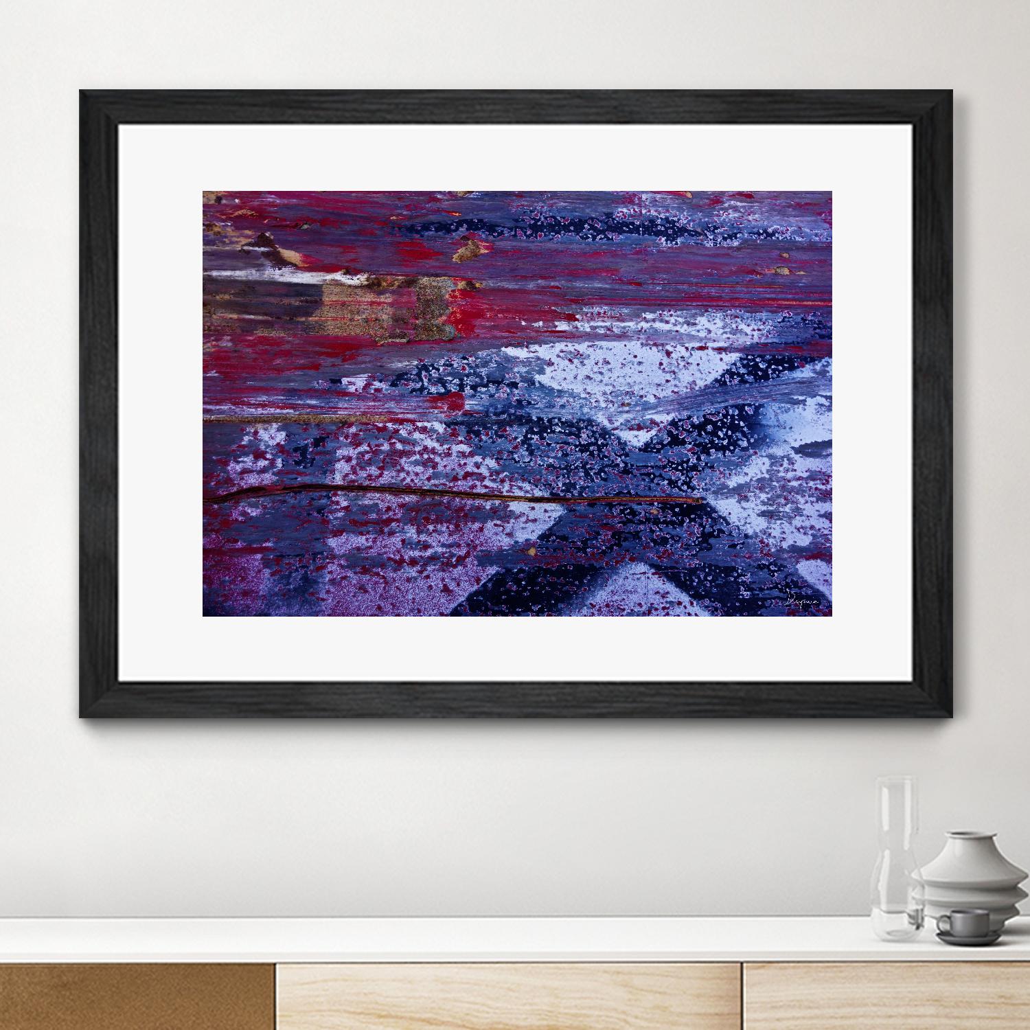 We Meet Halfway I by Jean-François Dupuis on GIANT ART - purple abstract