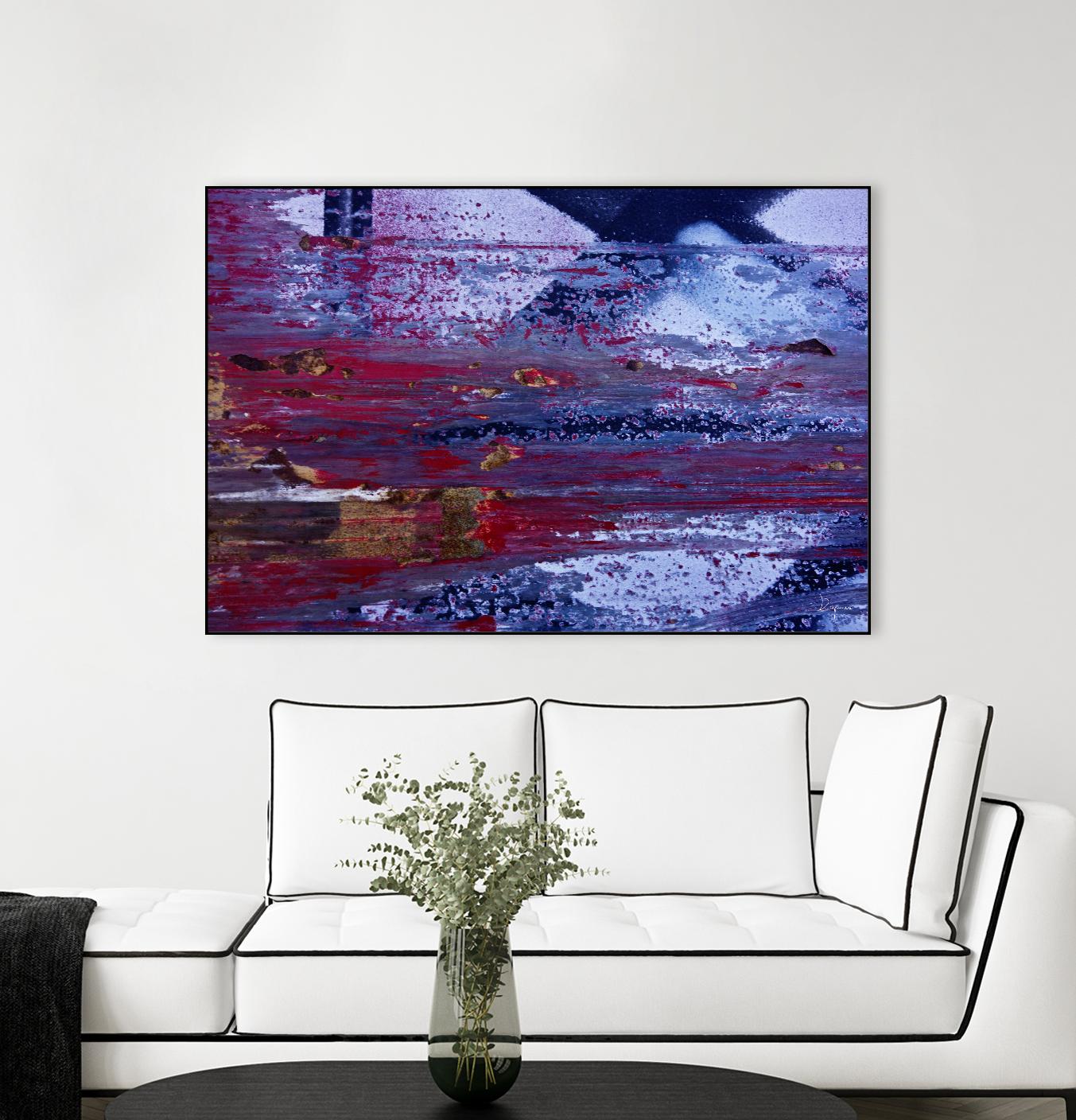 We Meet Halfway II by Jean-François Dupuis on GIANT ART - purple abstract